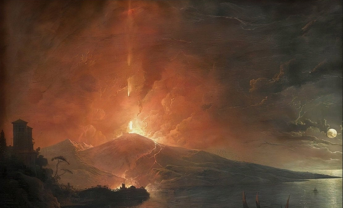 Sebastian Pether The Eruption of Vesuvius Canvas Art