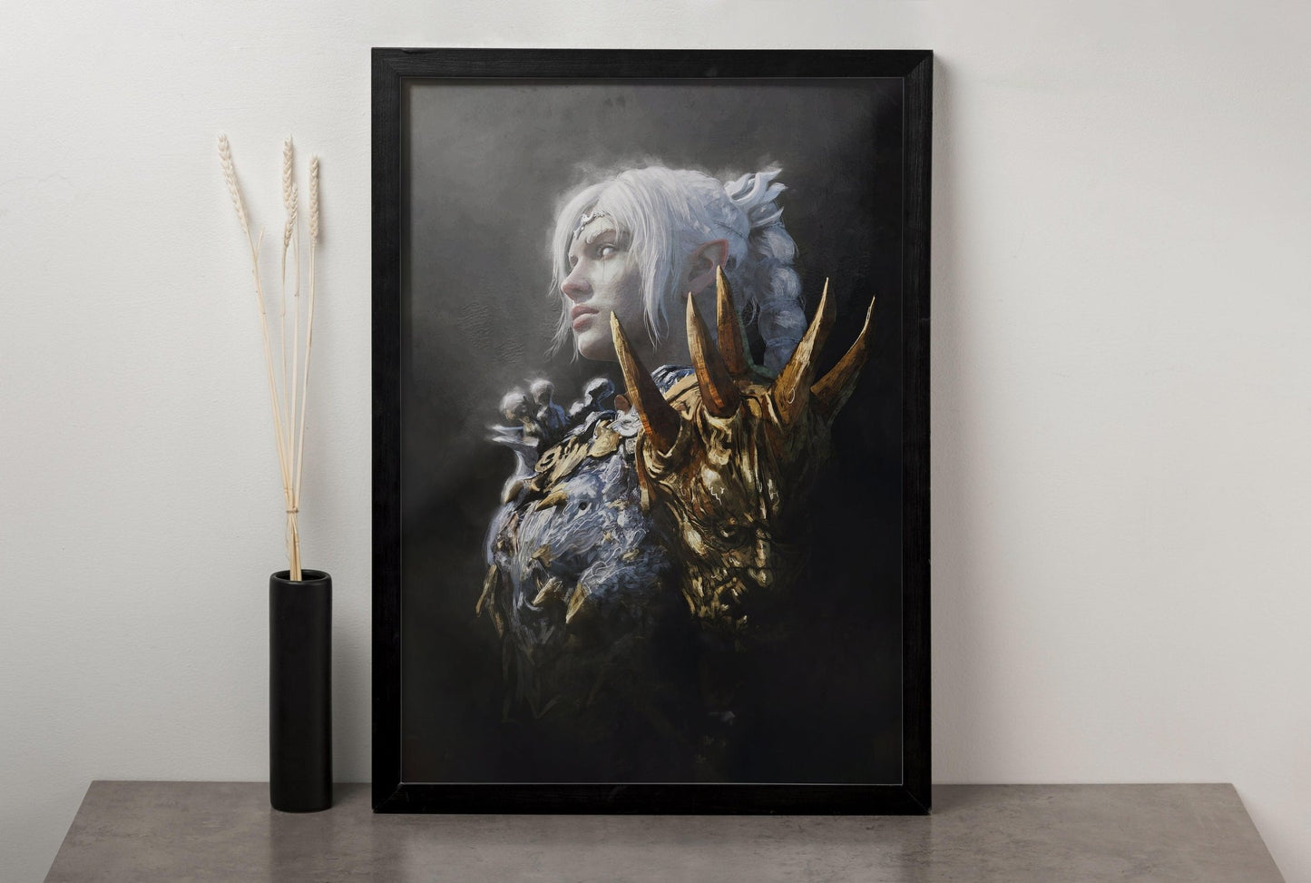 Shadowheart Art Baldur's Gate 3 Canvas Poster - Canvasworkshop