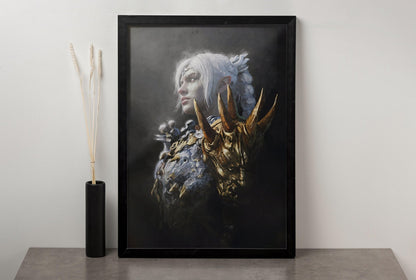 Shadowheart Art Baldur's Gate 3 Canvas Poster - Canvasworkshop