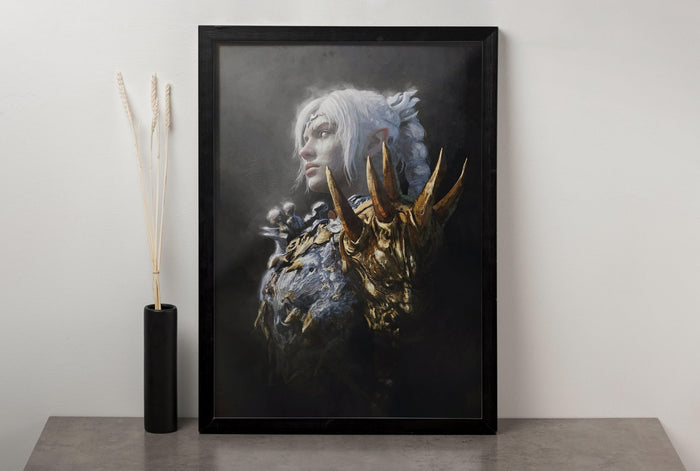 Shadowheart Art Baldur's Gate 3 Leinwandposter