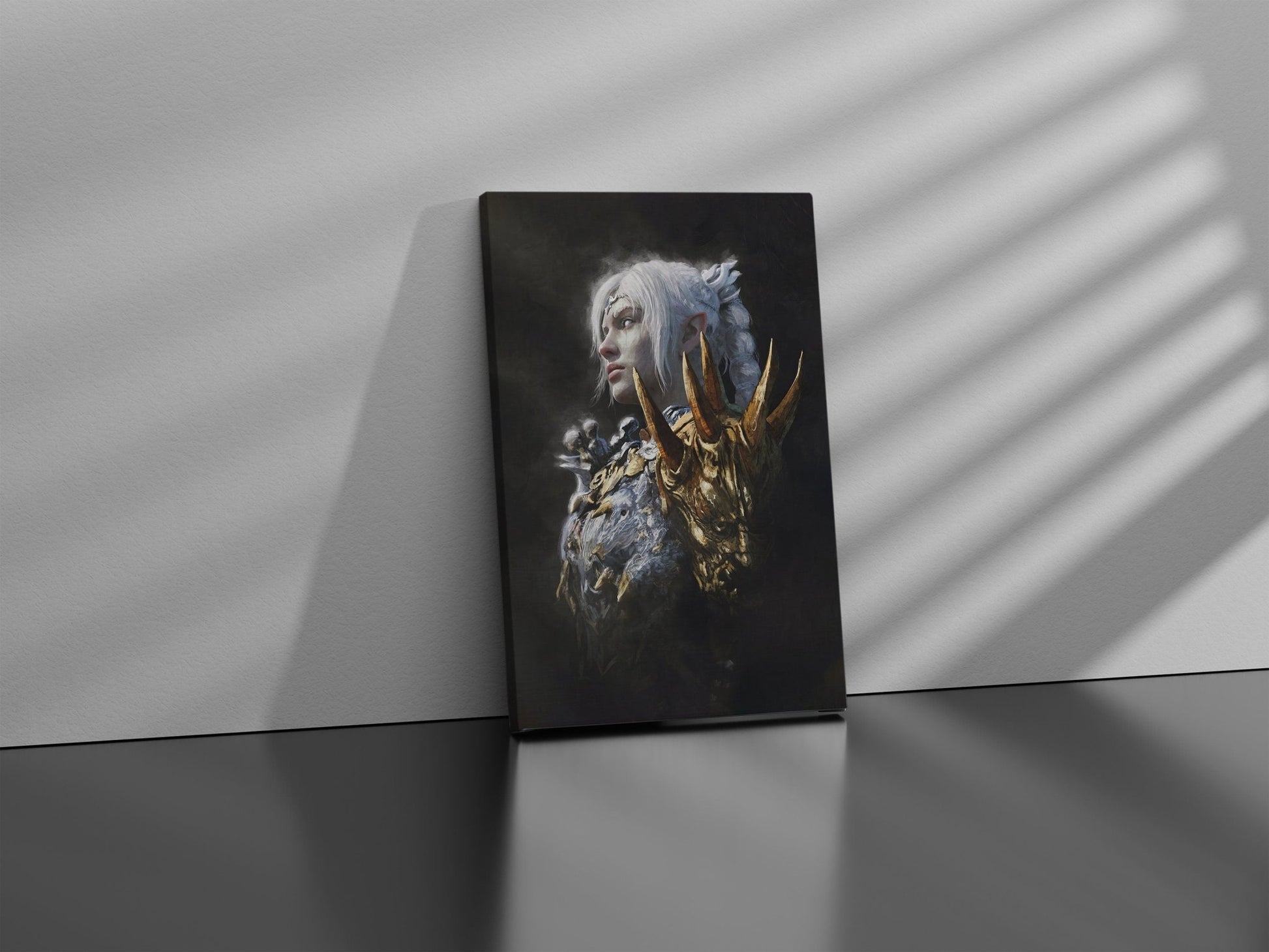 Shadowheart Art Baldur's Gate 3 Canvas Poster - Canvasworkshop