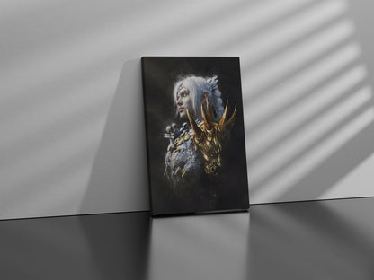 Shadowheart Art Baldur's Gate 3 Canvas Poster - Canvasworkshop