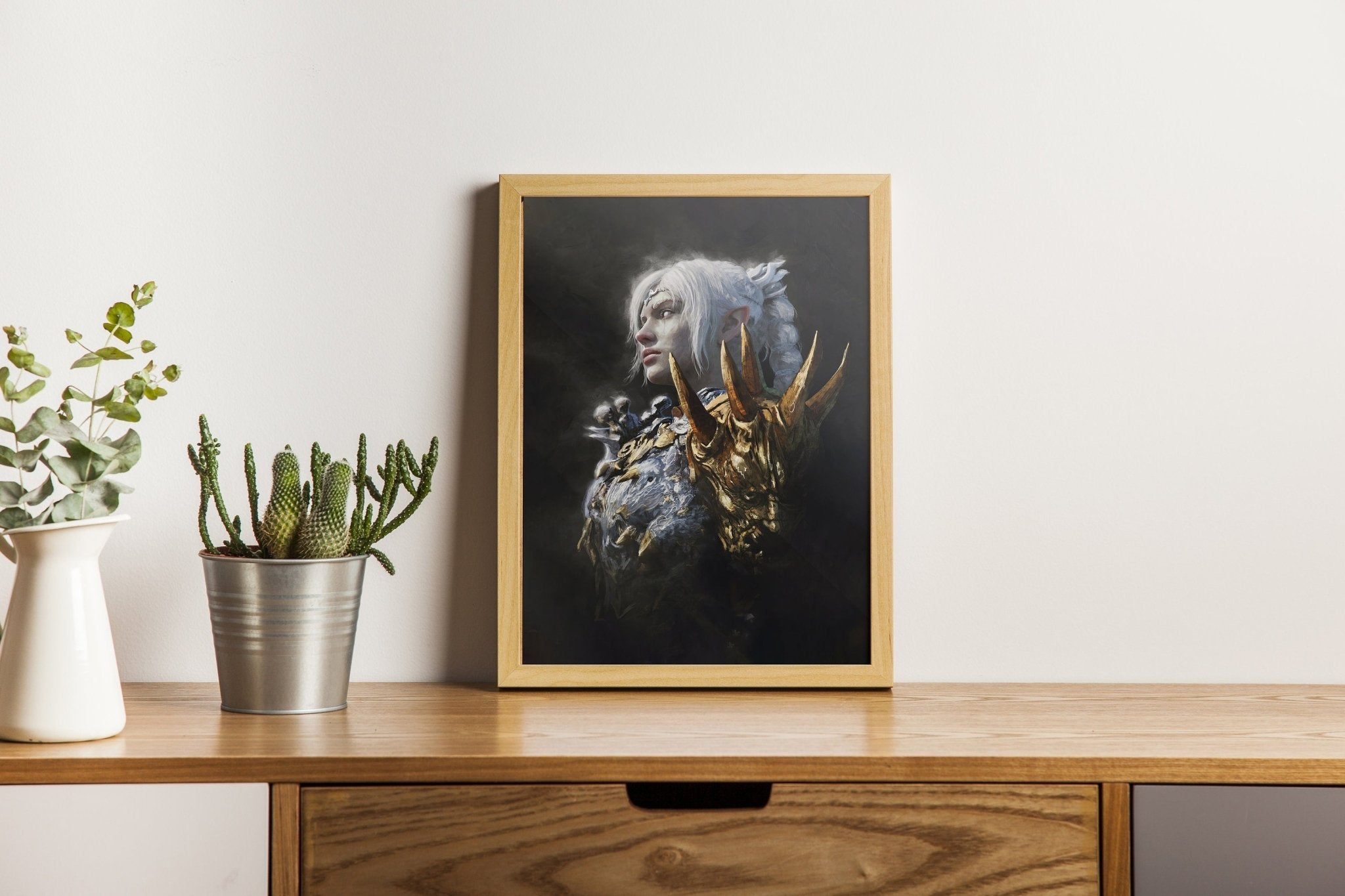 Shadowheart Art Baldur's Gate 3 Canvas Poster - Canvasworkshop