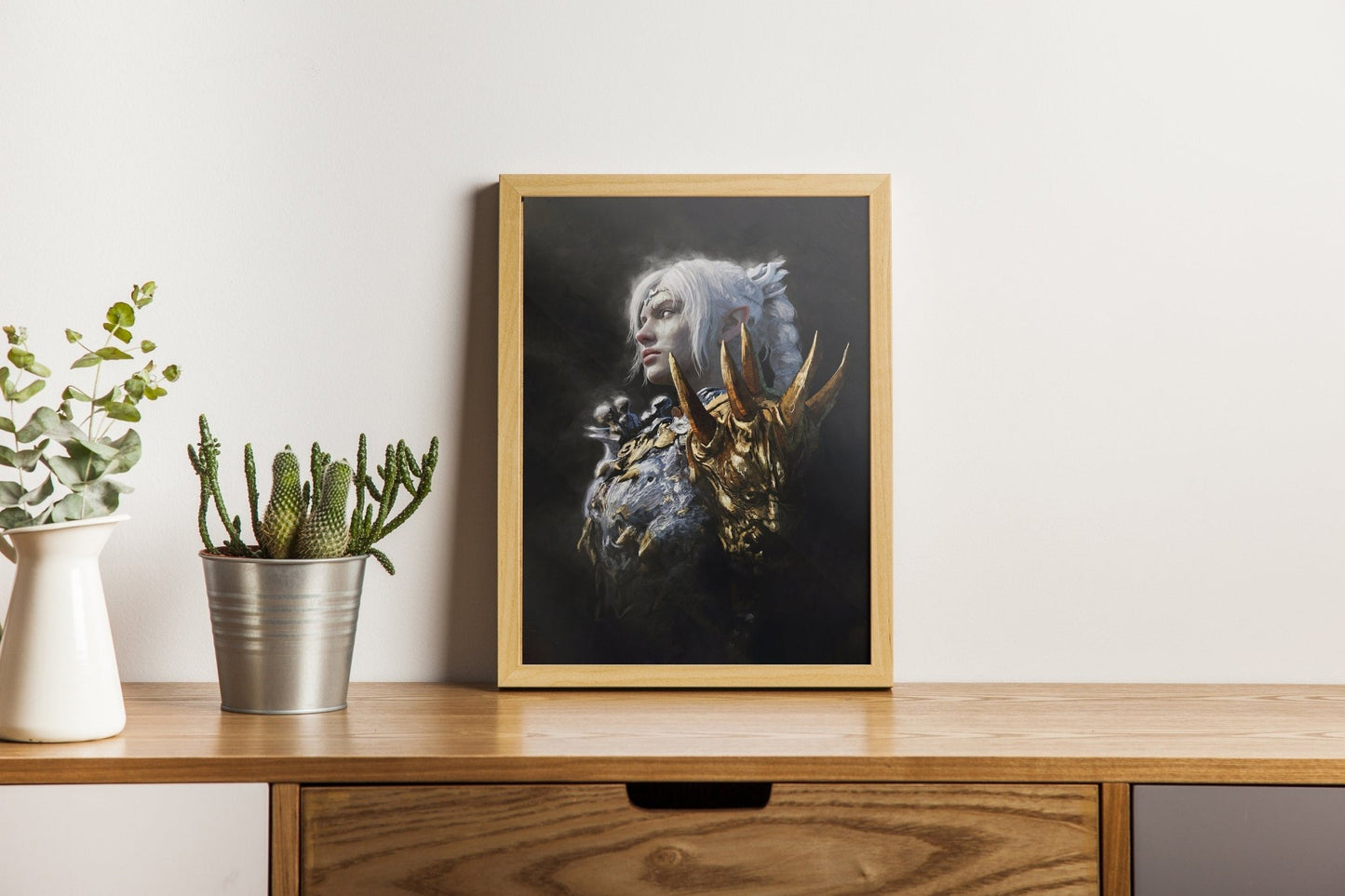 Shadowheart Art Baldur's Gate 3 Canvas Poster - Canvasworkshop
