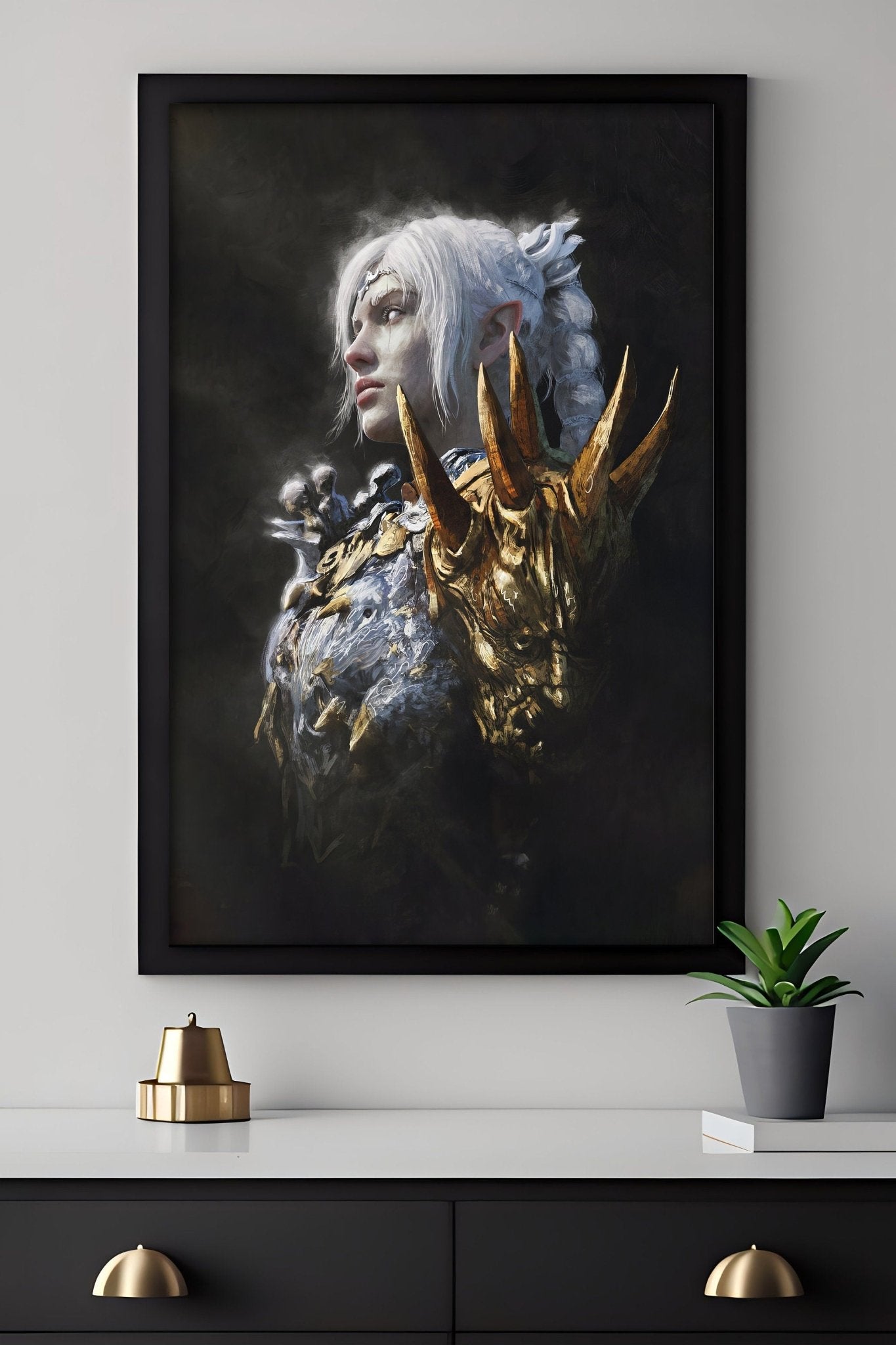 Shadowheart Art Baldur's Gate 3 Canvas Poster - Canvasworkshop