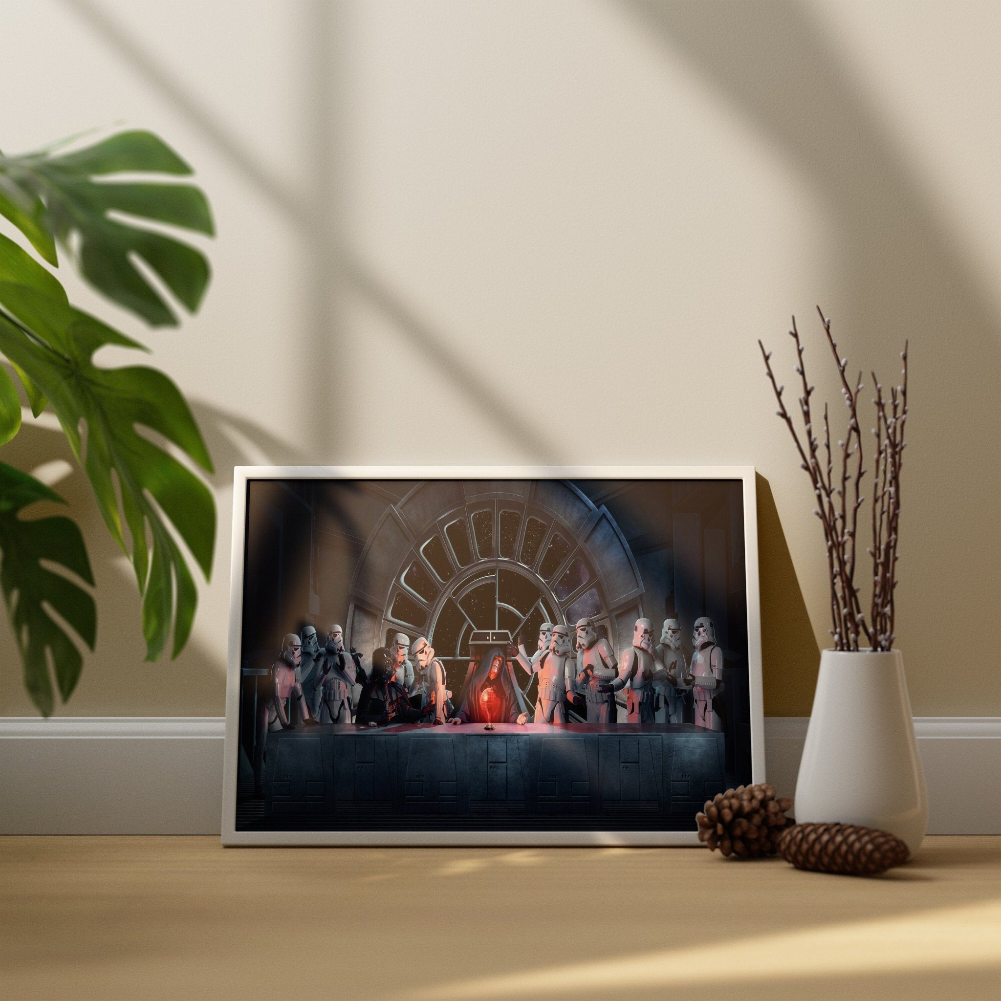 Star Wars Last Dinner Parody Canvas Wall Art - Canvasworkshop