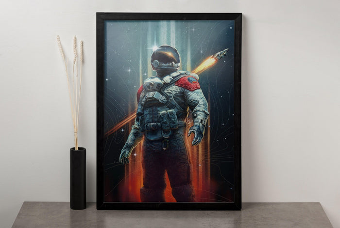 Starfield Leinwandposter