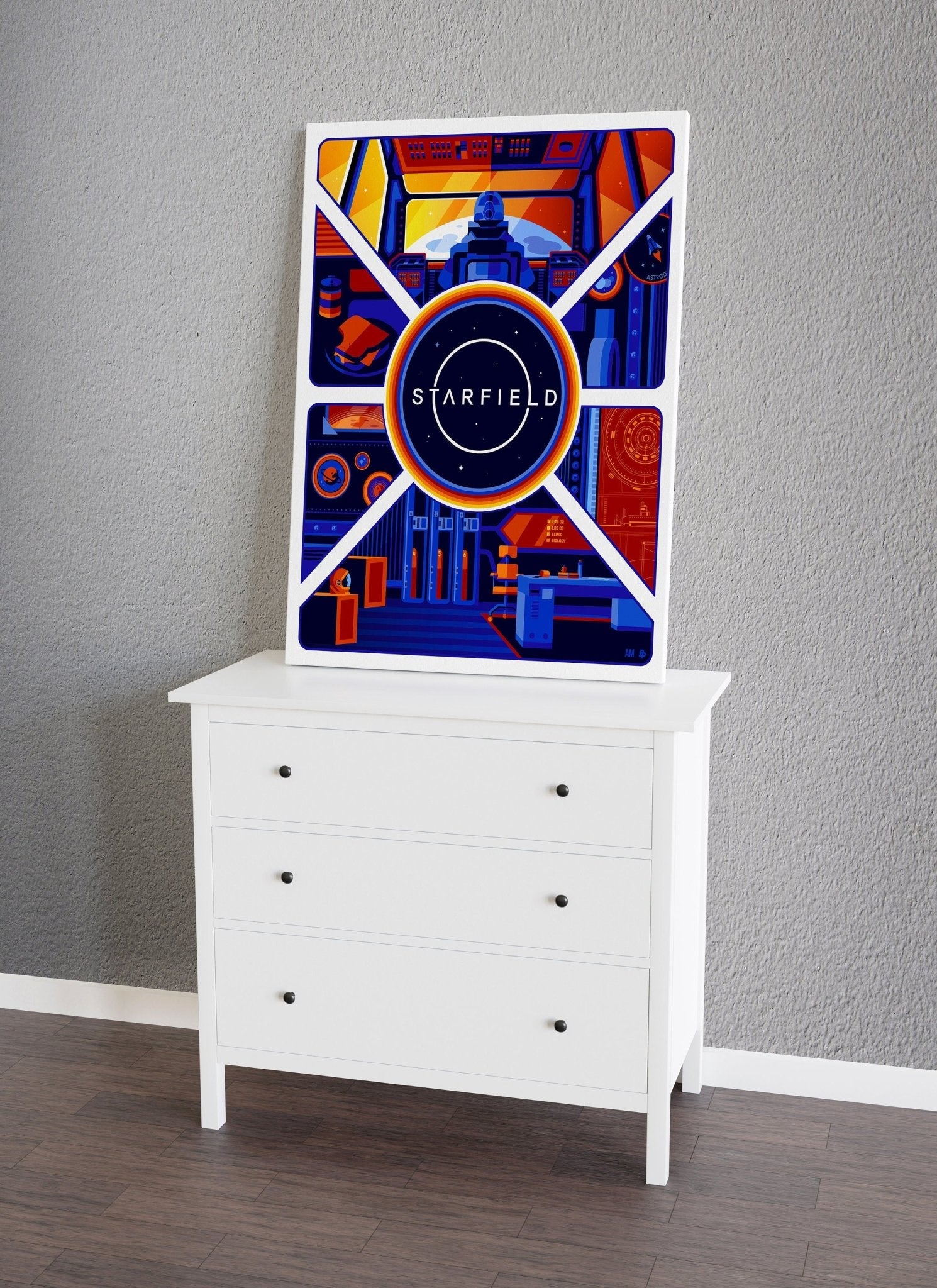 Starfield Canvas Wall Art - Canvasworkshop