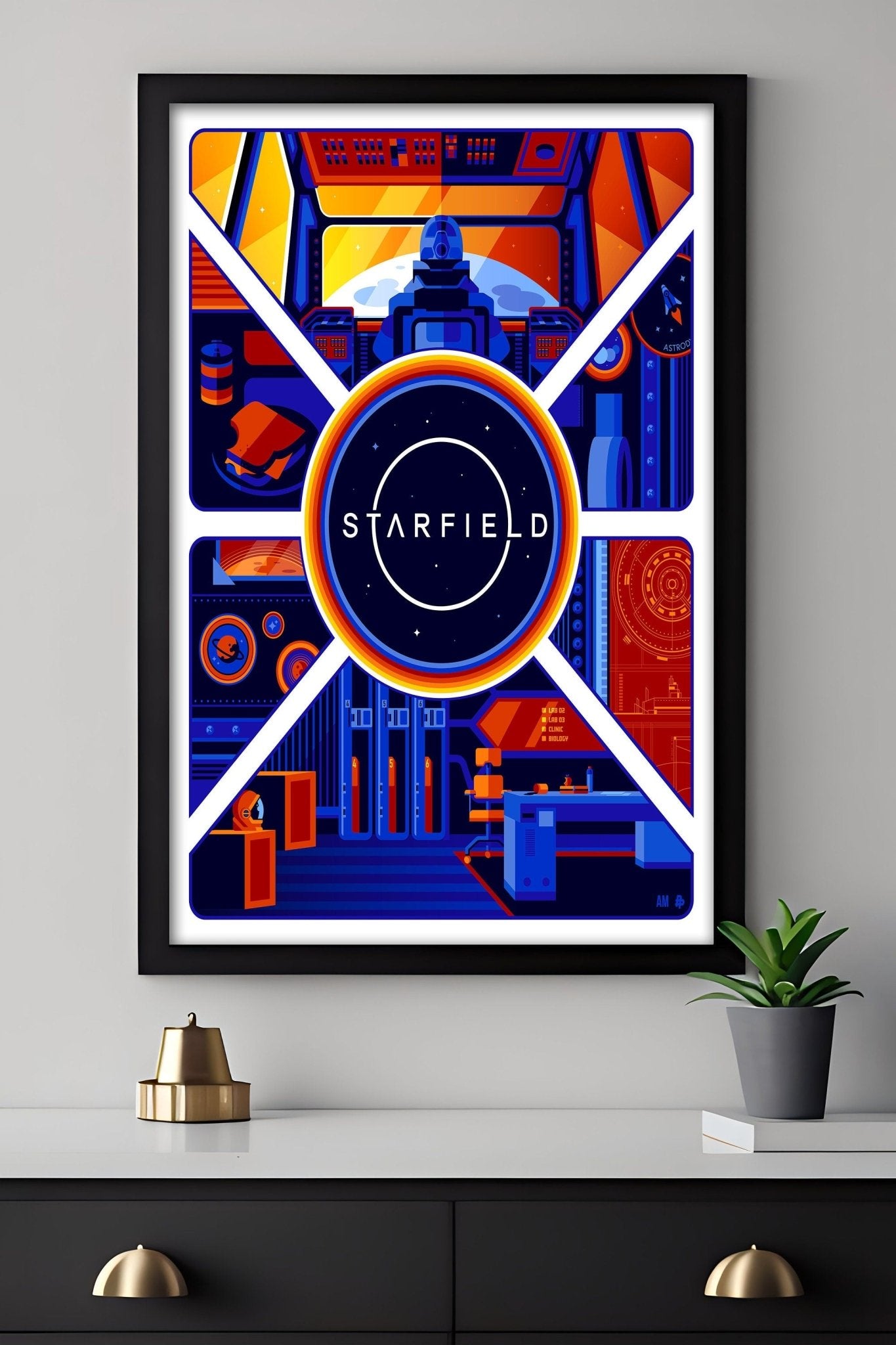 Starfield Canvas Wall Art - Canvasworkshop