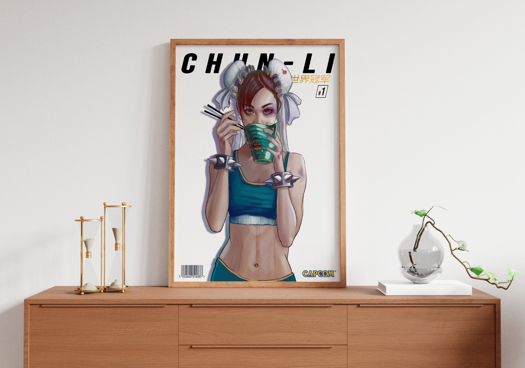 Street Fighter CHUN - LI Canvas Poster - Canvasworkshop