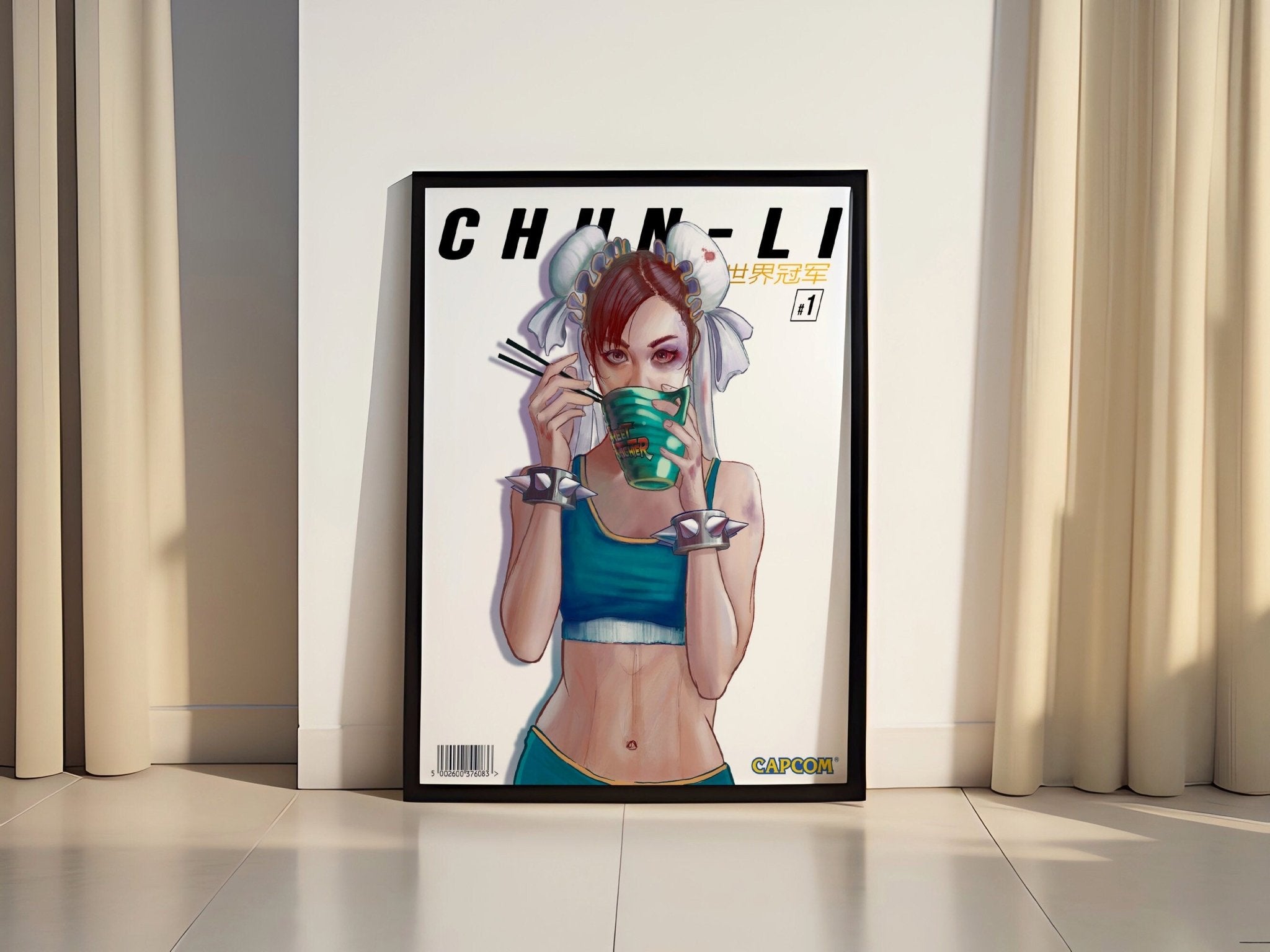Street Fighter CHUN - LI Canvas Poster - Canvasworkshop