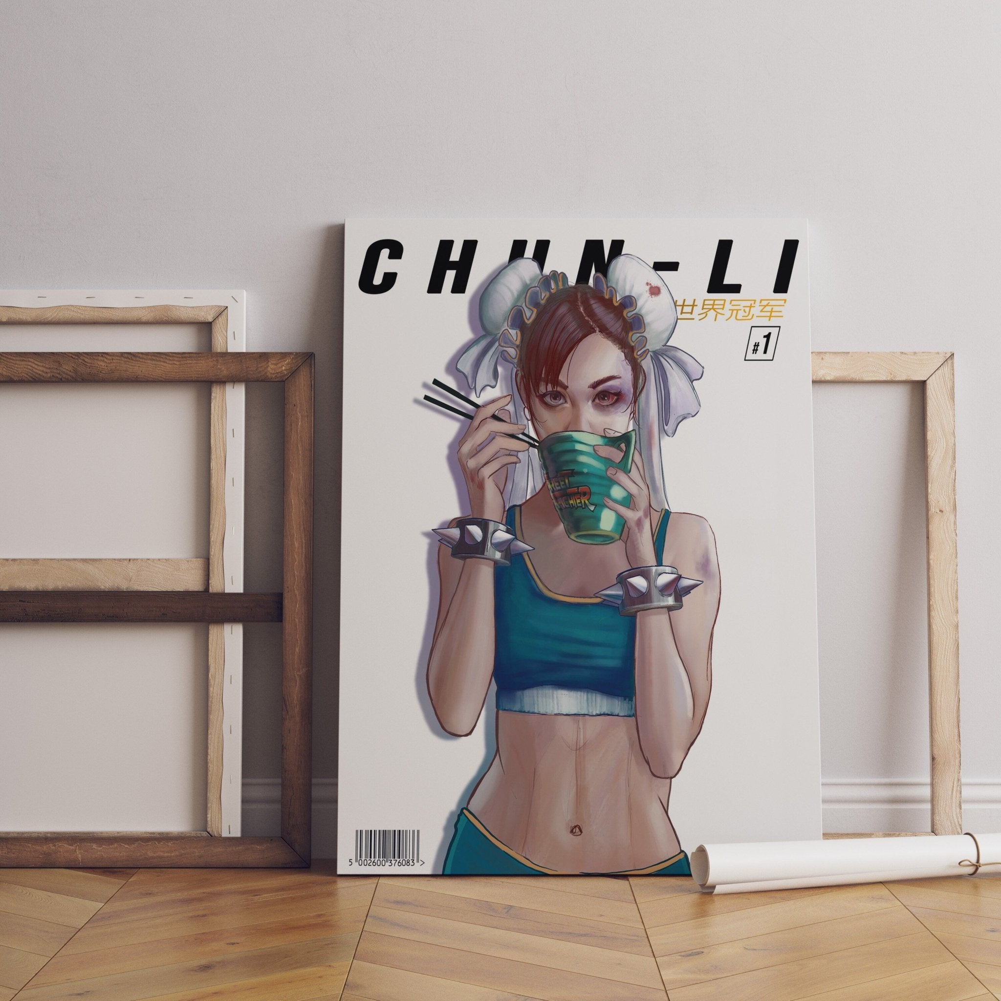 Street Fighter CHUN - LI Canvas Poster - Canvasworkshop