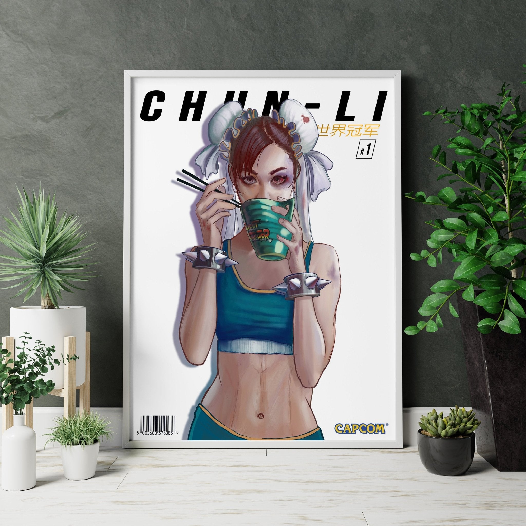 Street Fighter CHUN - LI Canvas Poster - Canvasworkshop