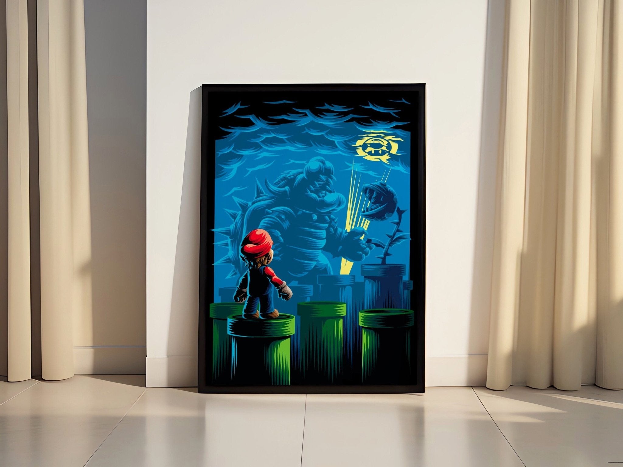 Super Marıo Canvas Poster - Canvasworkshop