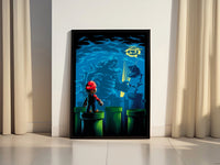 Super Marıo Canvas Poster - Canvasworkshop