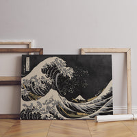 The Black Wave Of Kanagawa Canvas Wall Art - Canvasworkshop