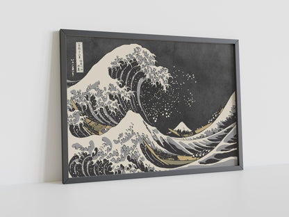 The Black Wave Of Kanagawa Canvas Wall Art - Canvasworkshop