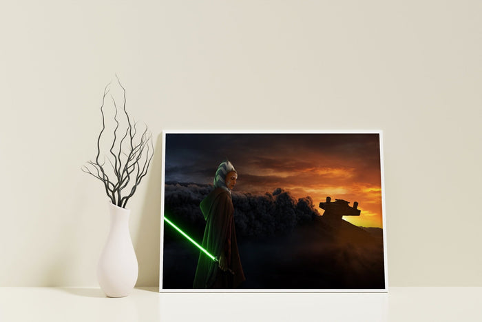 The Clone Wars Ahsoka Tano Canvas Wall Art