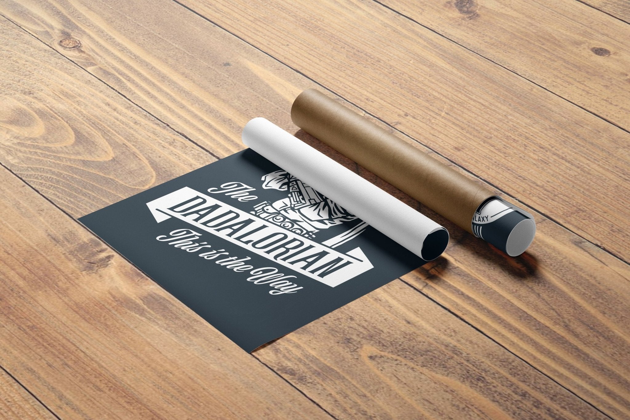 The Dadalorian Canvas Wall Art - Canvasworkshop