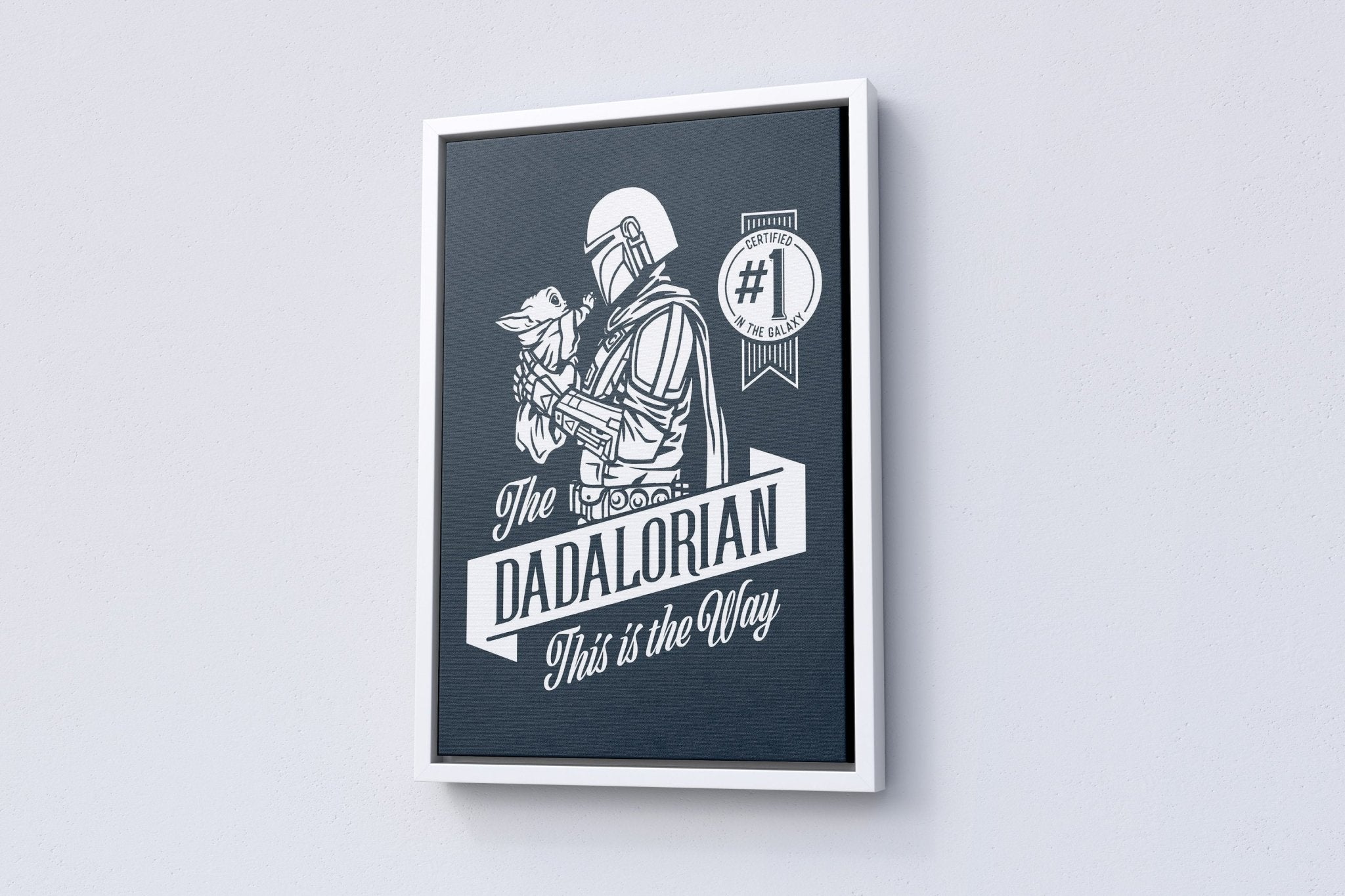 The Dadalorian Canvas Wall Art - Canvasworkshop