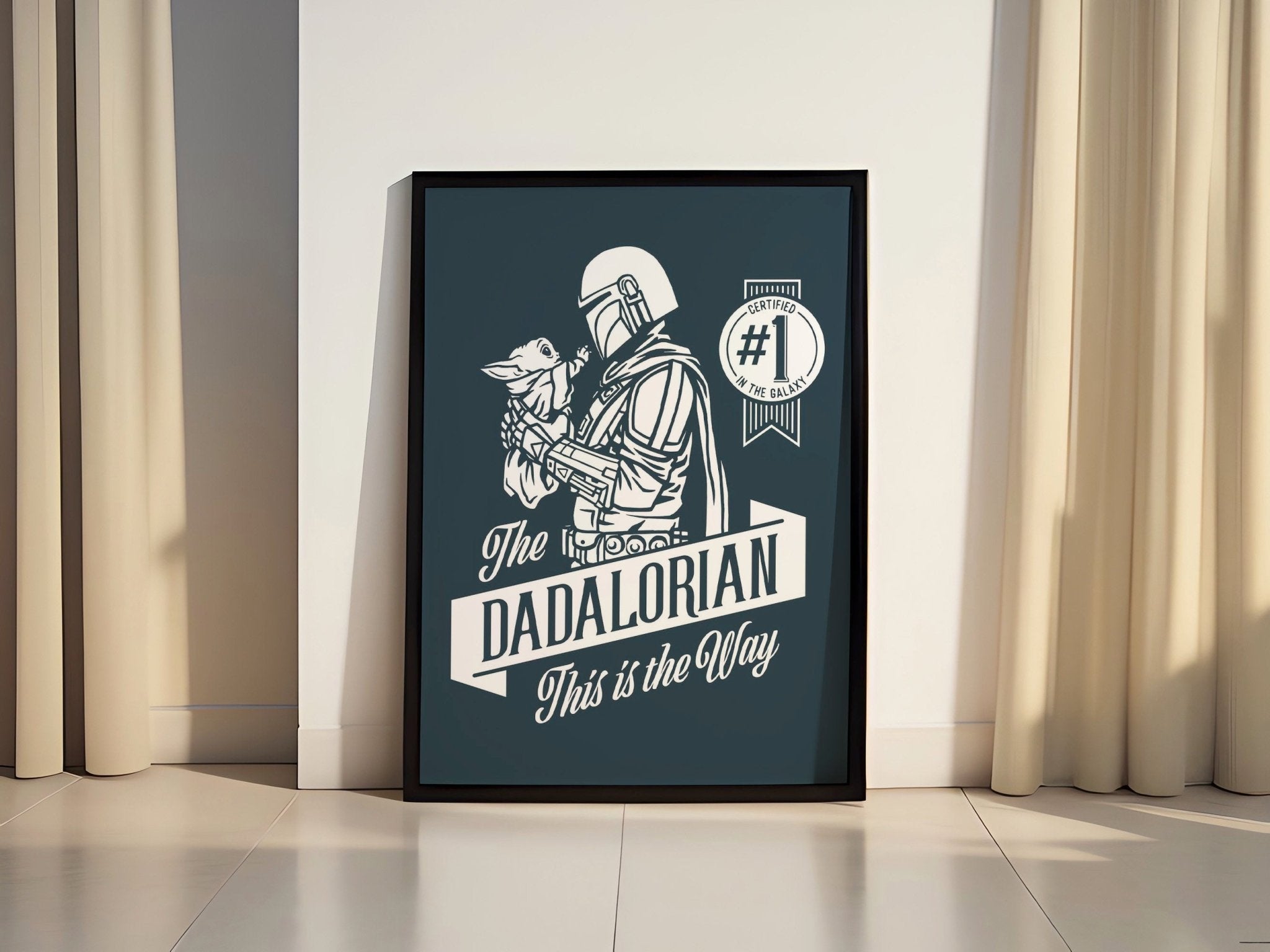 The Dadalorian Canvas Wall Art - Canvasworkshop