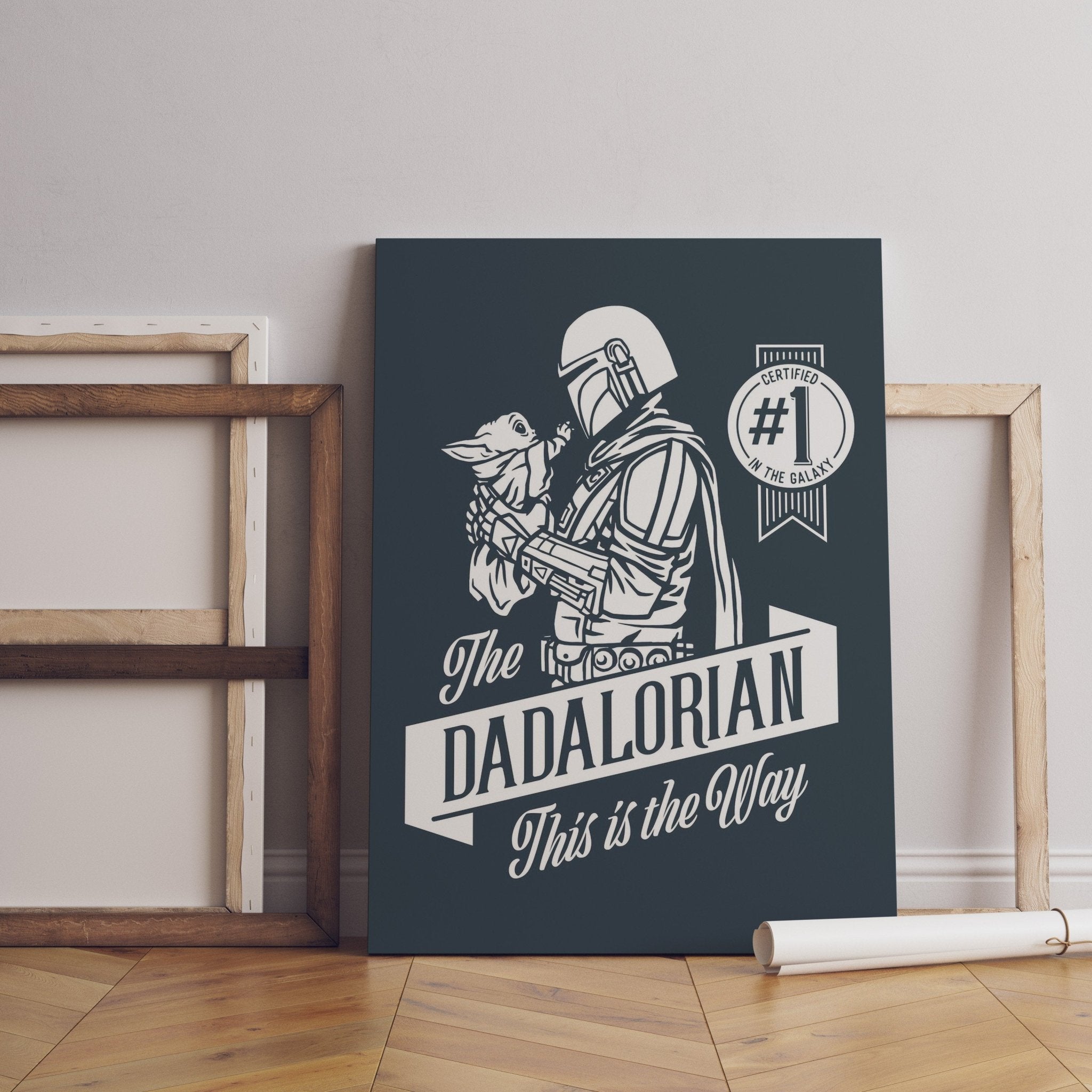 The Dadalorian Canvas Wall Art - Canvasworkshop