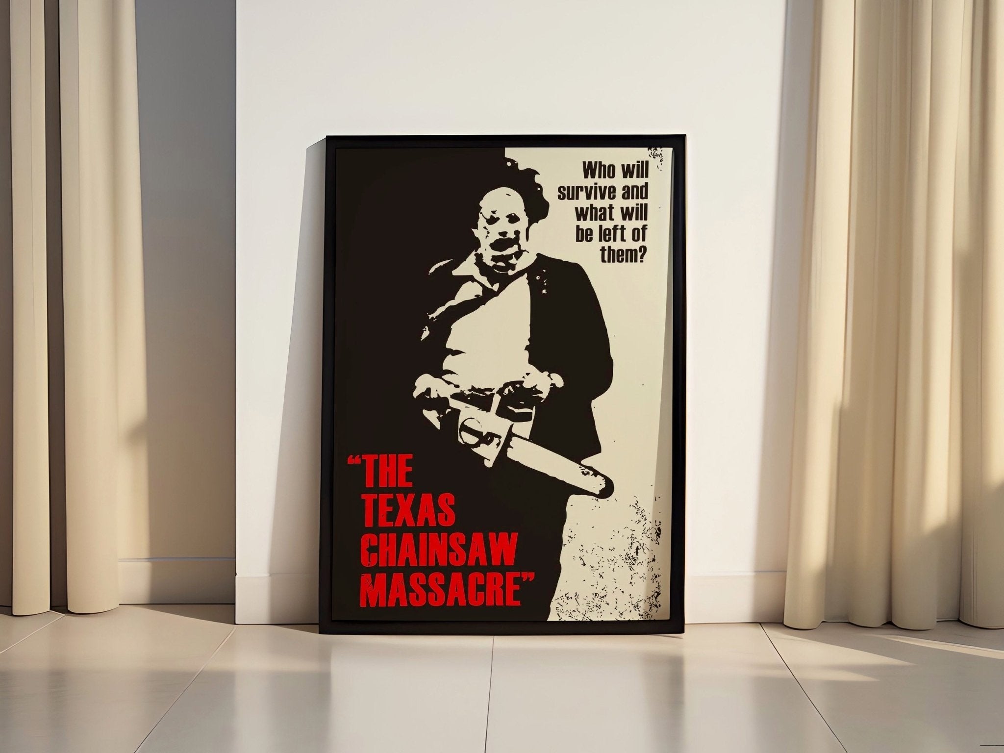 The Texas Chain Saw Massacre Movie Canvas Poster - Canvasworkshop