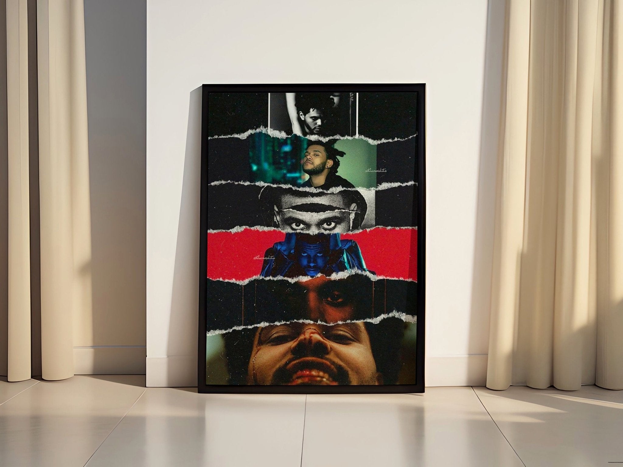 The Weeknd Canvas Poster - Canvasworkshop