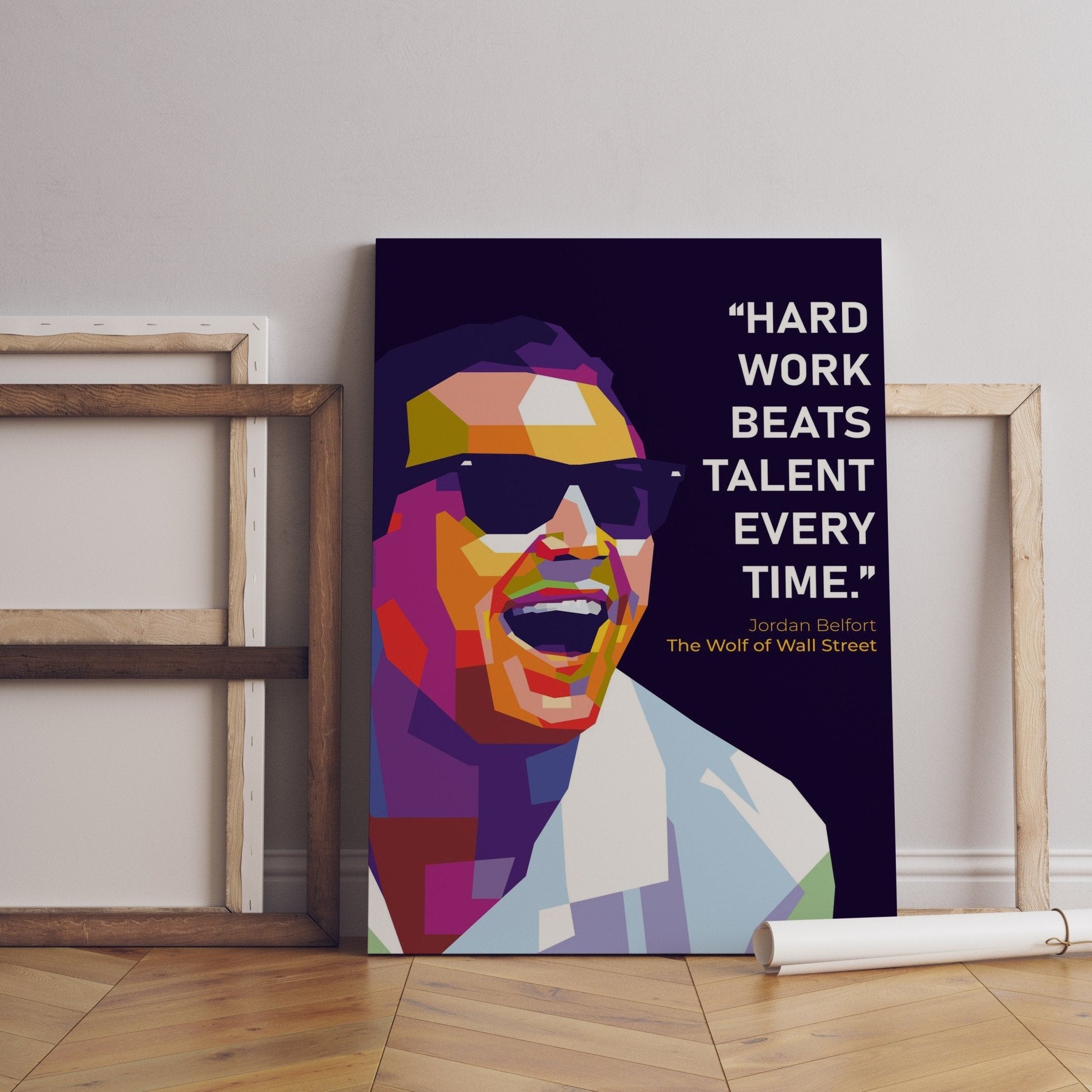 The Wolf of Wall Street Canvas Poster - Canvasworkshop