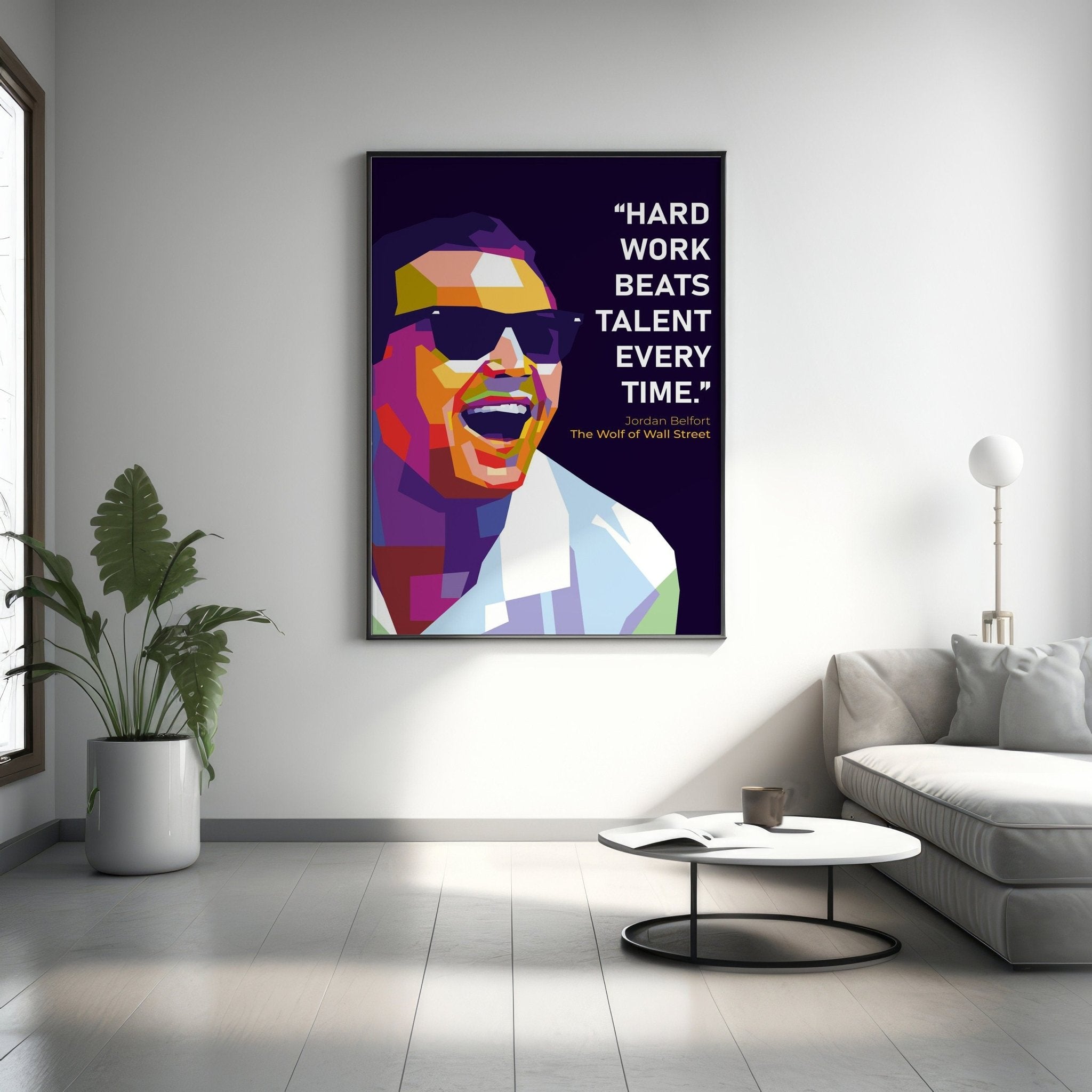 The Wolf of Wall Street Canvas Poster - Canvasworkshop