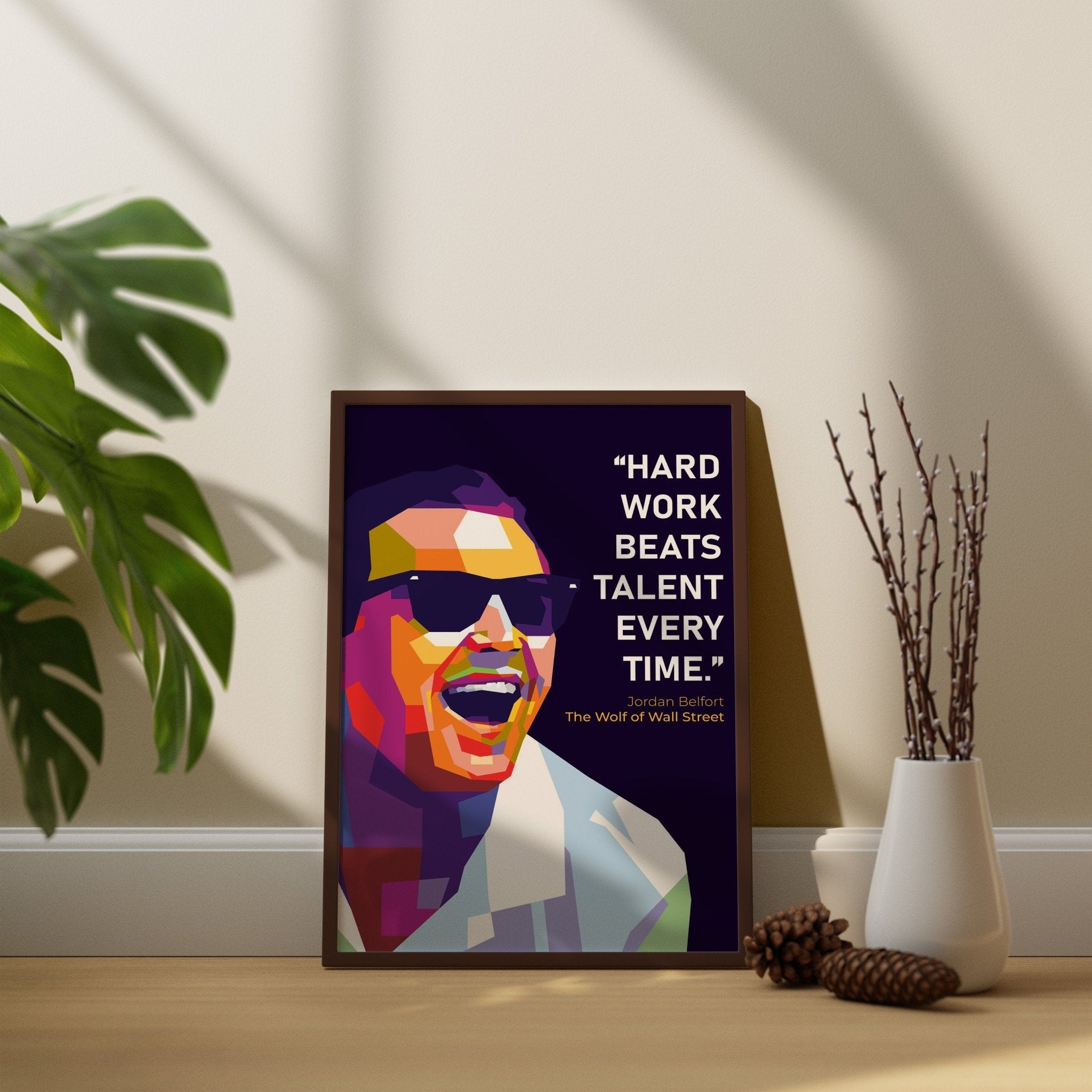 The Wolf of Wall Street Canvas Poster - Canvasworkshop