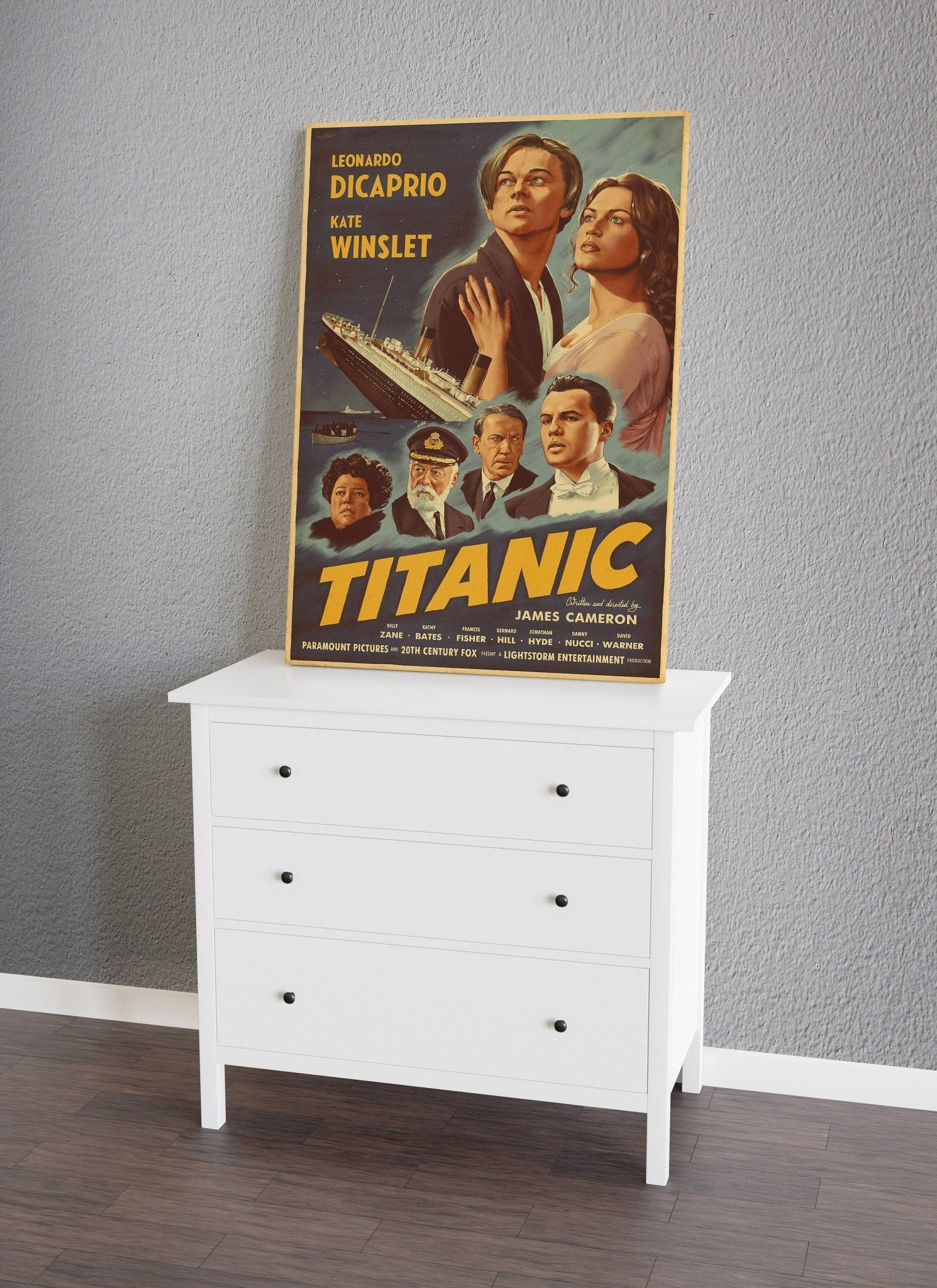Titanic Canvas Poster Wall Art - Canvasworkshop