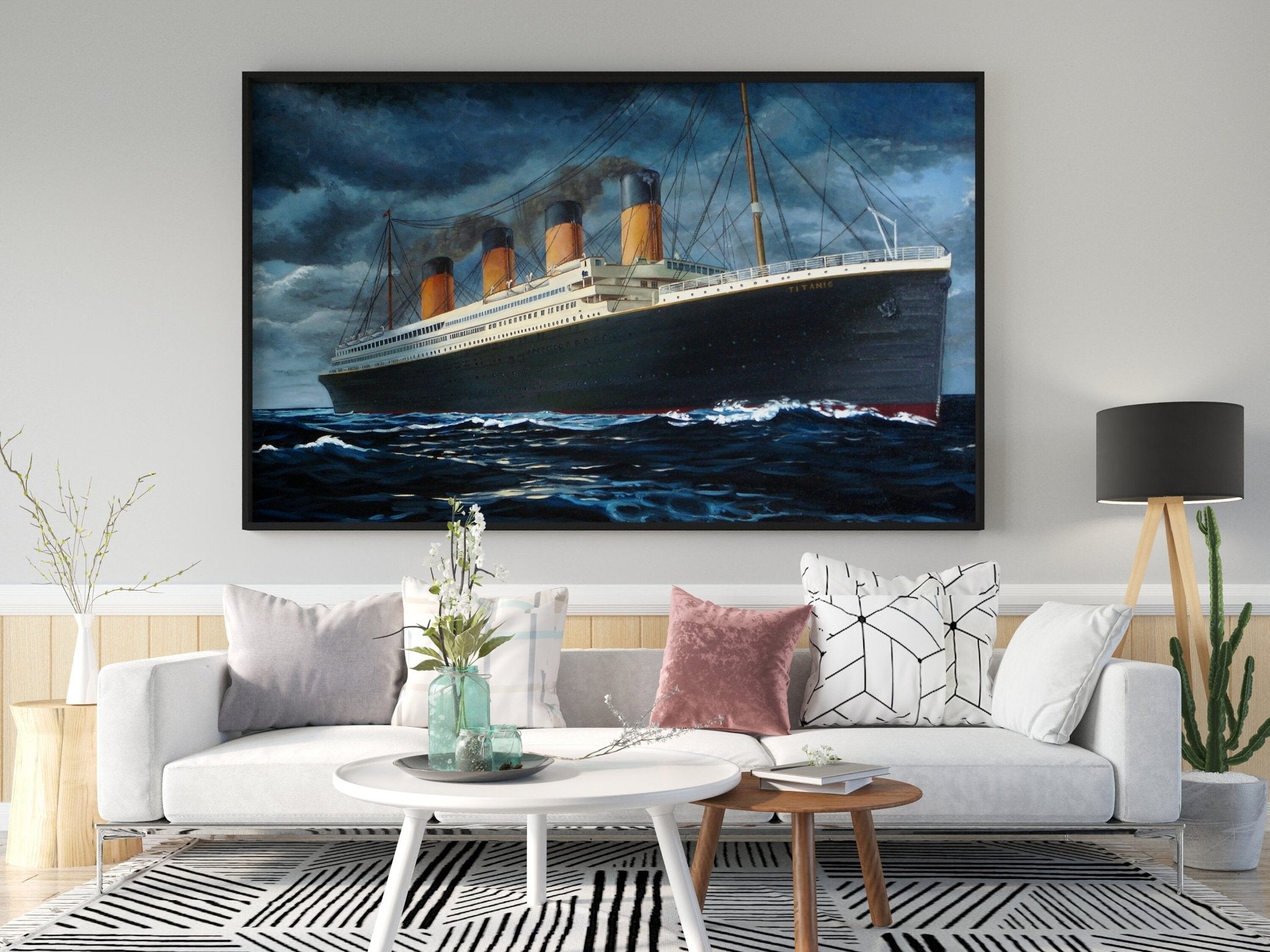 Titanic Ship Canvas Wall Decor - Canvasworkshop