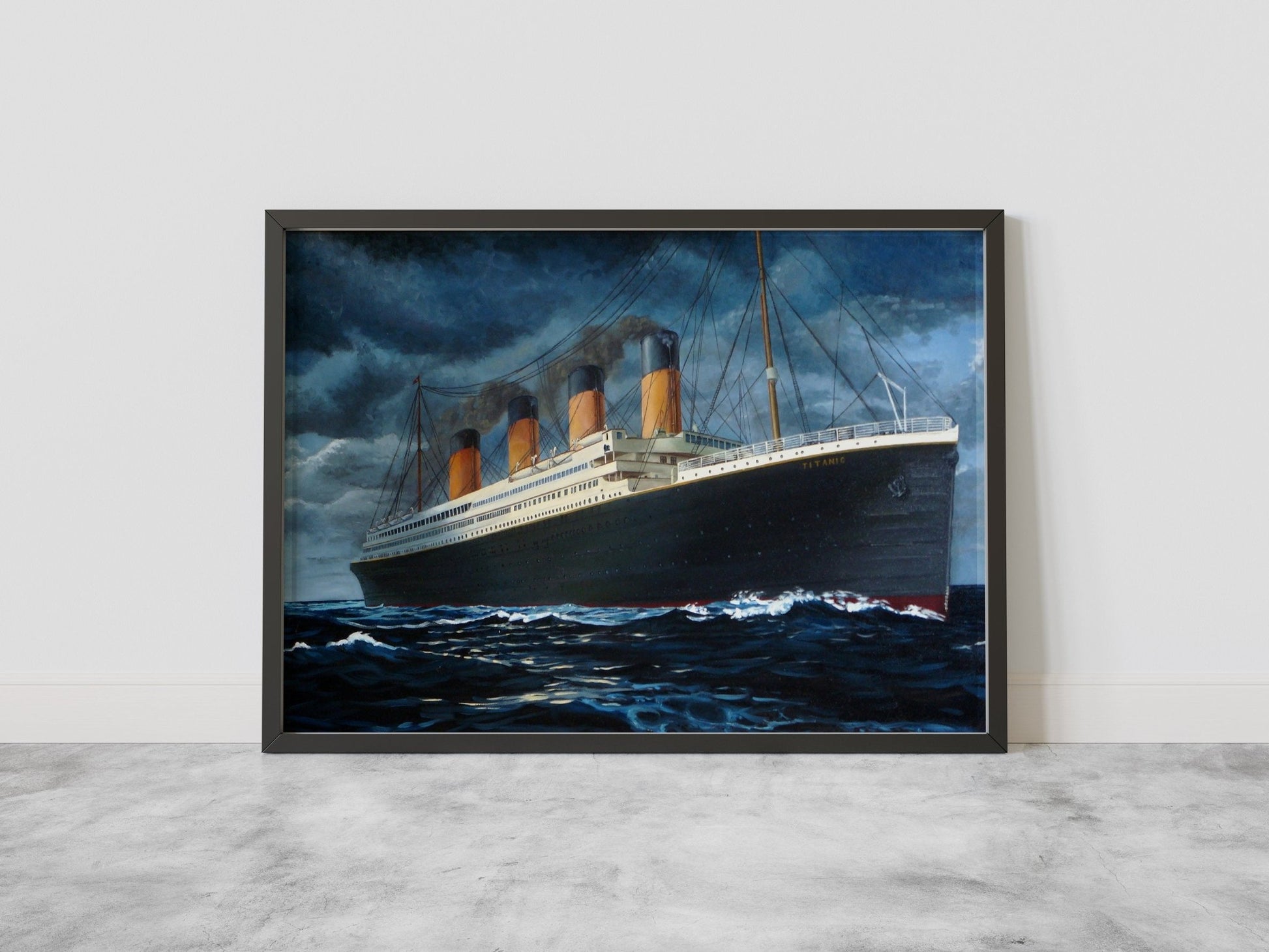 Titanic Ship Canvas Wall Decor - Canvasworkshop