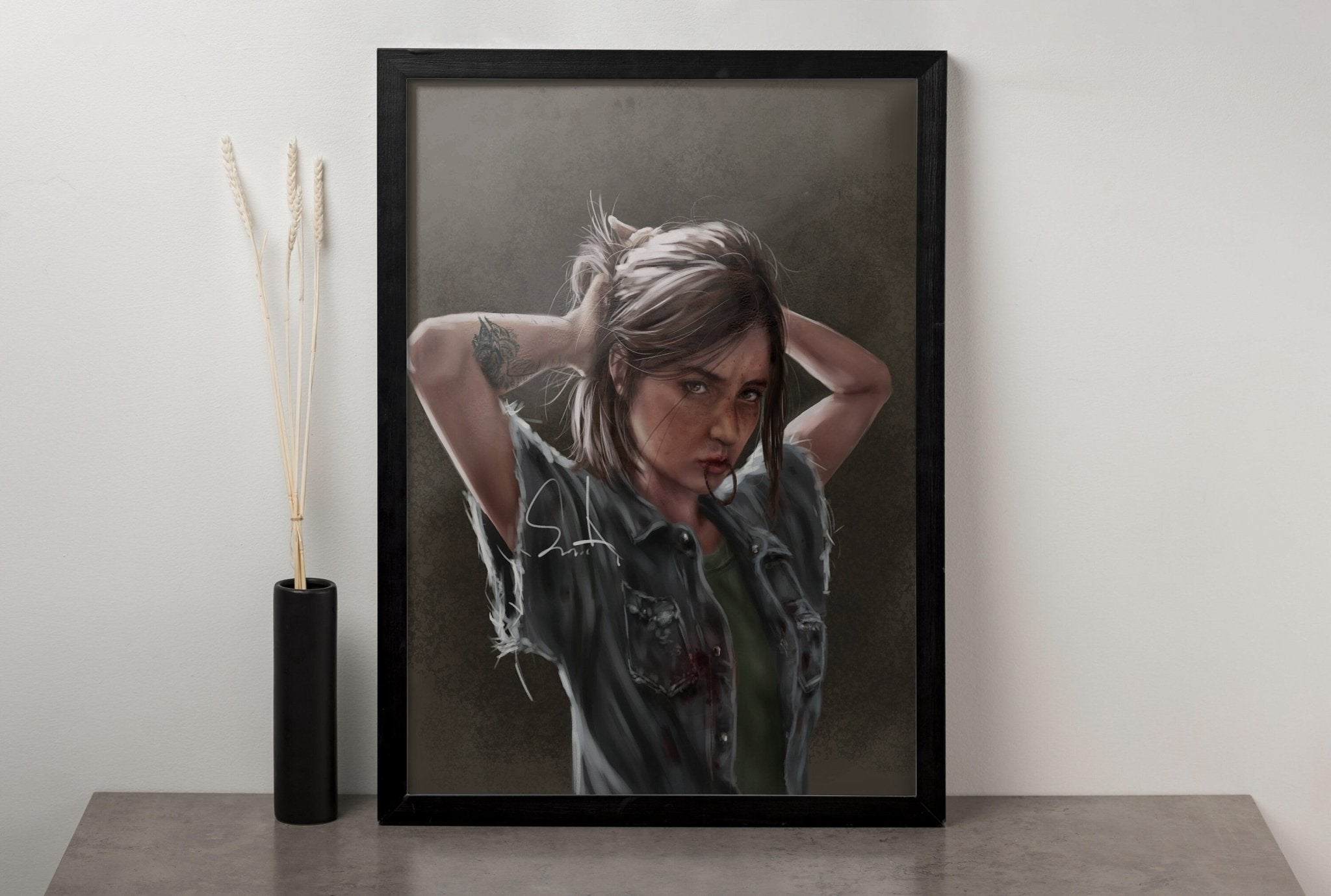 TLOU Ellie Canvas Wall Art - Canvasworkshop
