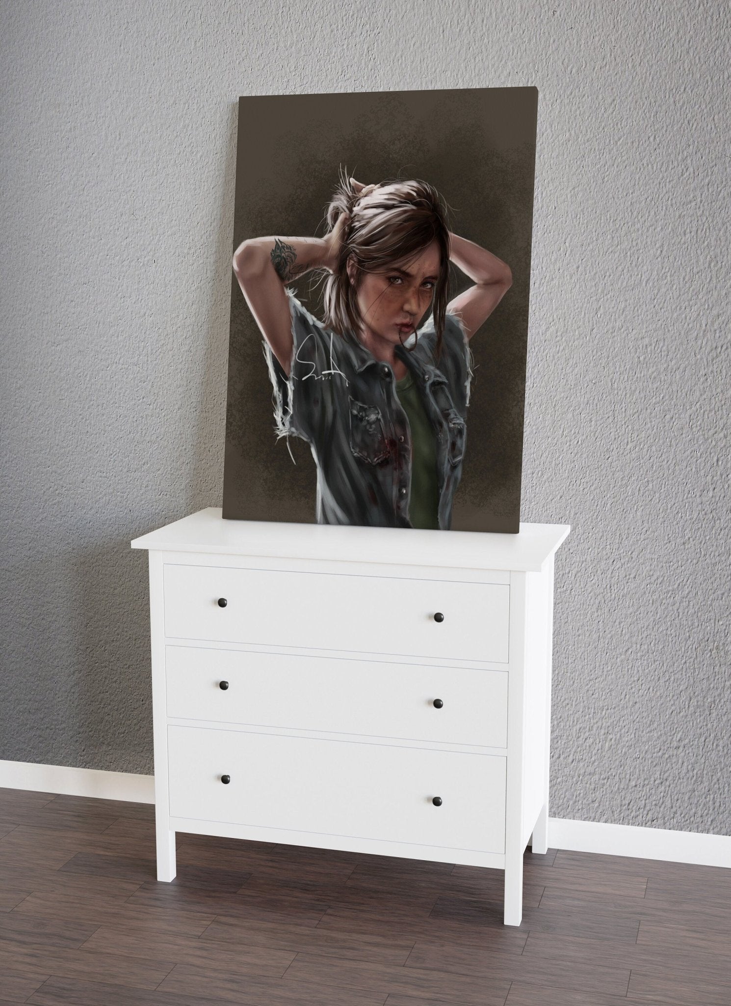 TLOU Ellie Canvas Wall Art - Canvasworkshop