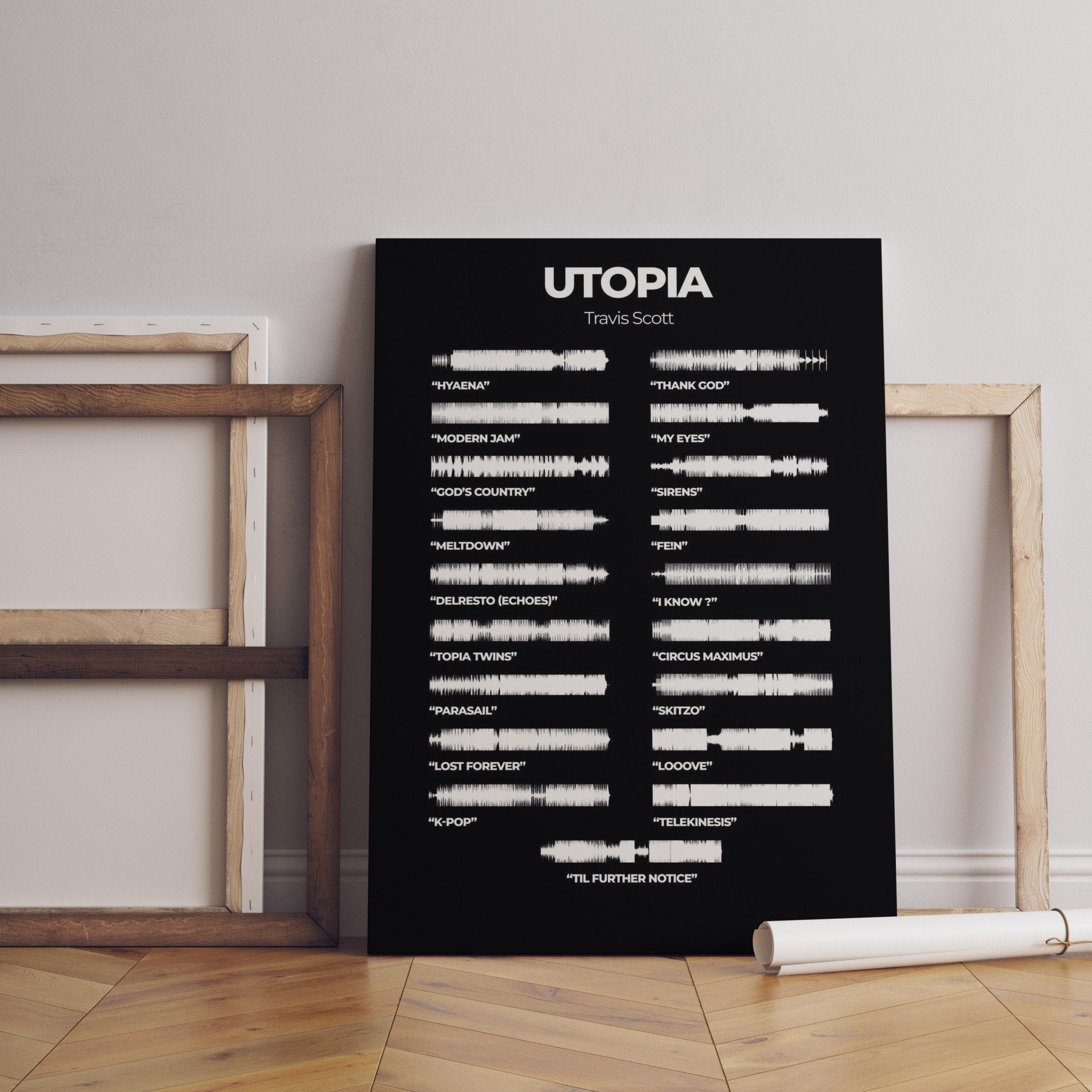 Travis Scott "Utopia" Album Canvas Poster - Canvasworkshop