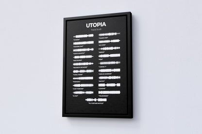 Travis Scott "Utopia" Album Canvas Poster - Canvasworkshop
