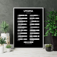 Travis Scott "Utopia" Album Canvas Poster - Canvasworkshop