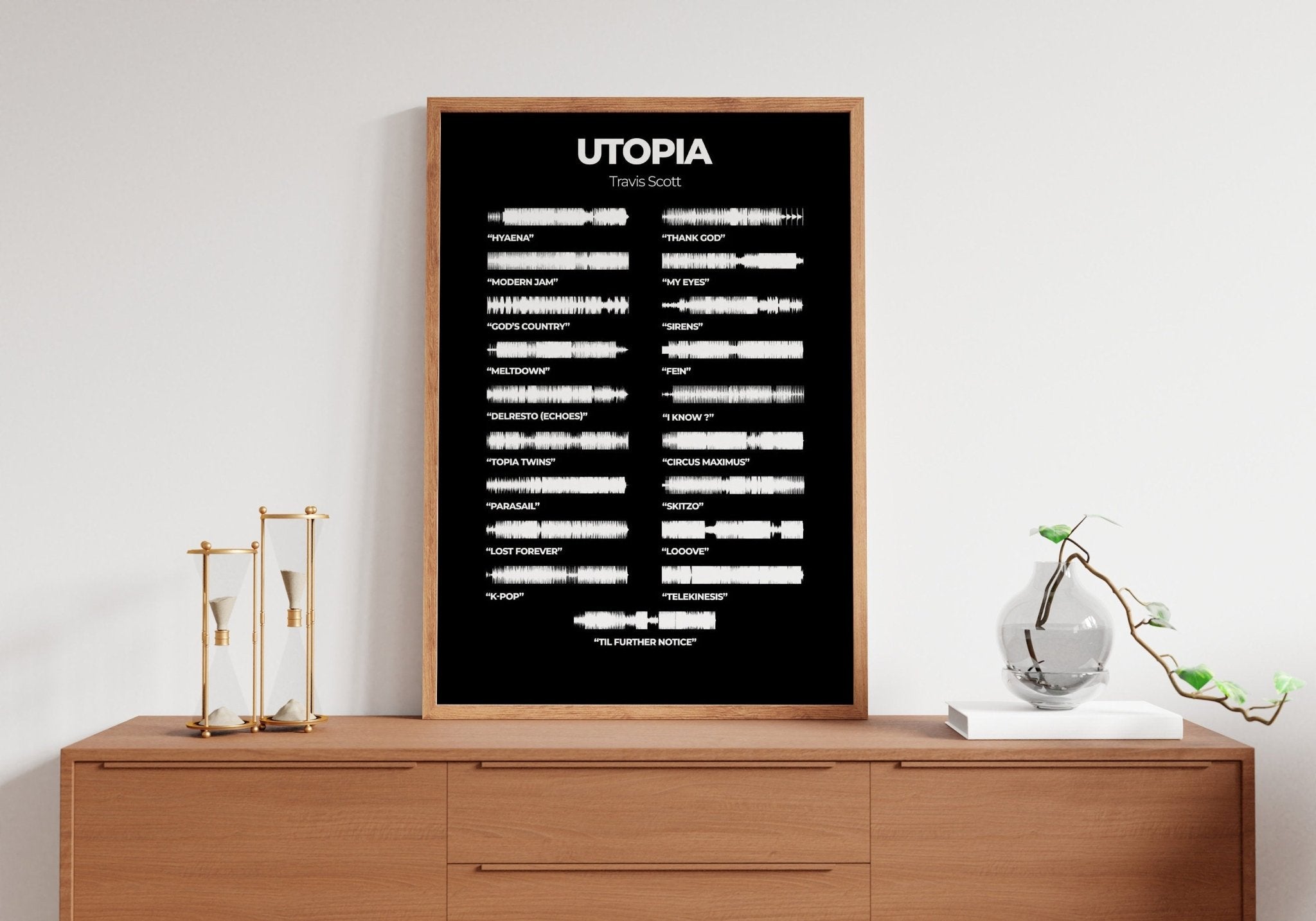 Travis Scott "Utopia" Album Canvas Poster - Canvasworkshop
