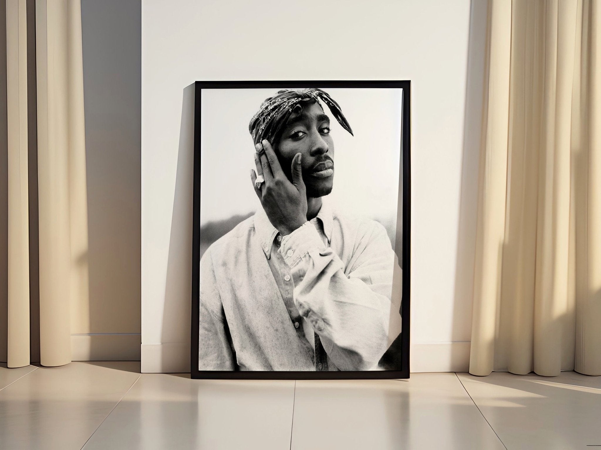 Tupac Canvas Poster - Canvasworkshop