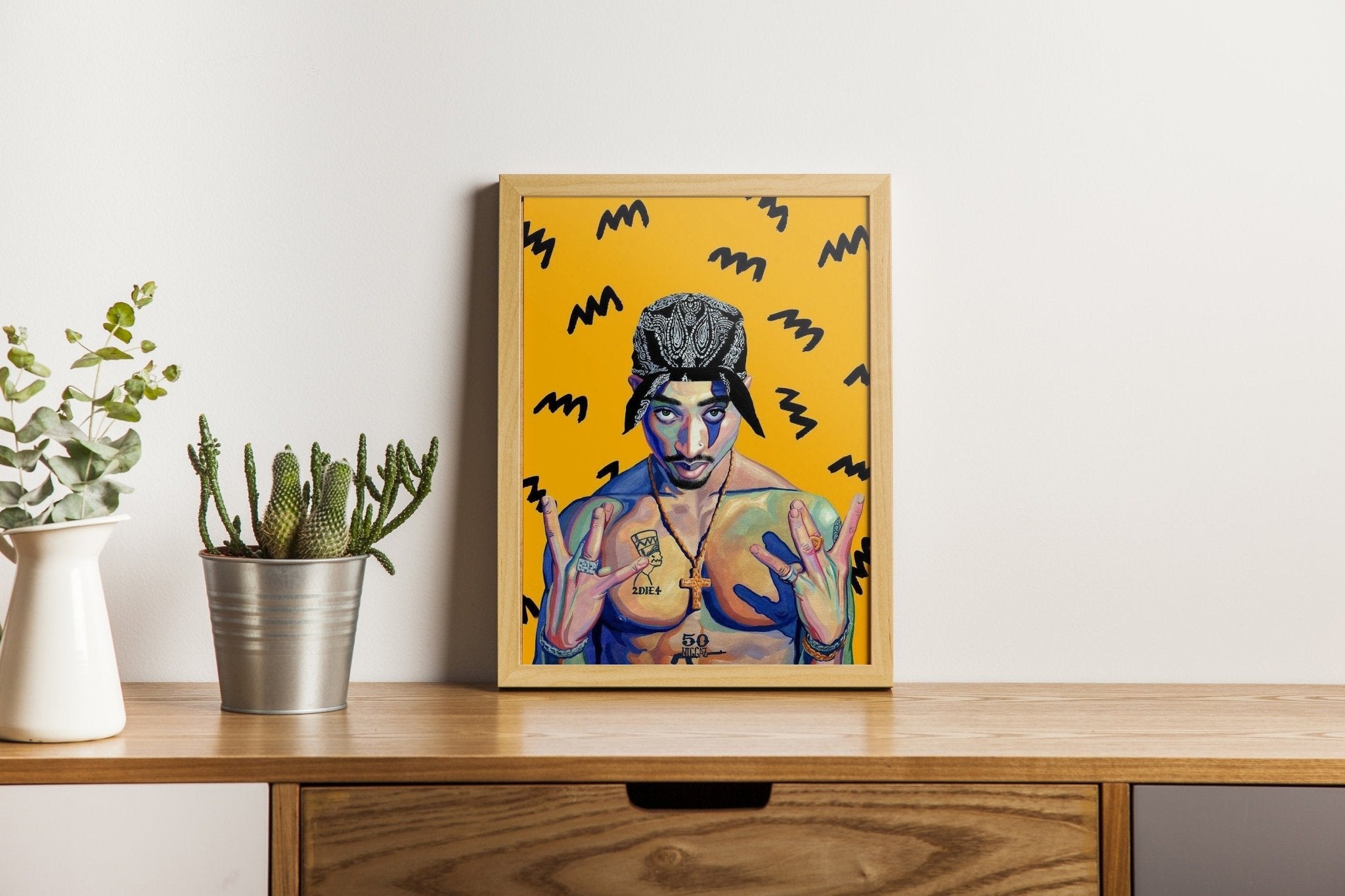 Tupac Canvas Wall Art - Canvasworkshop