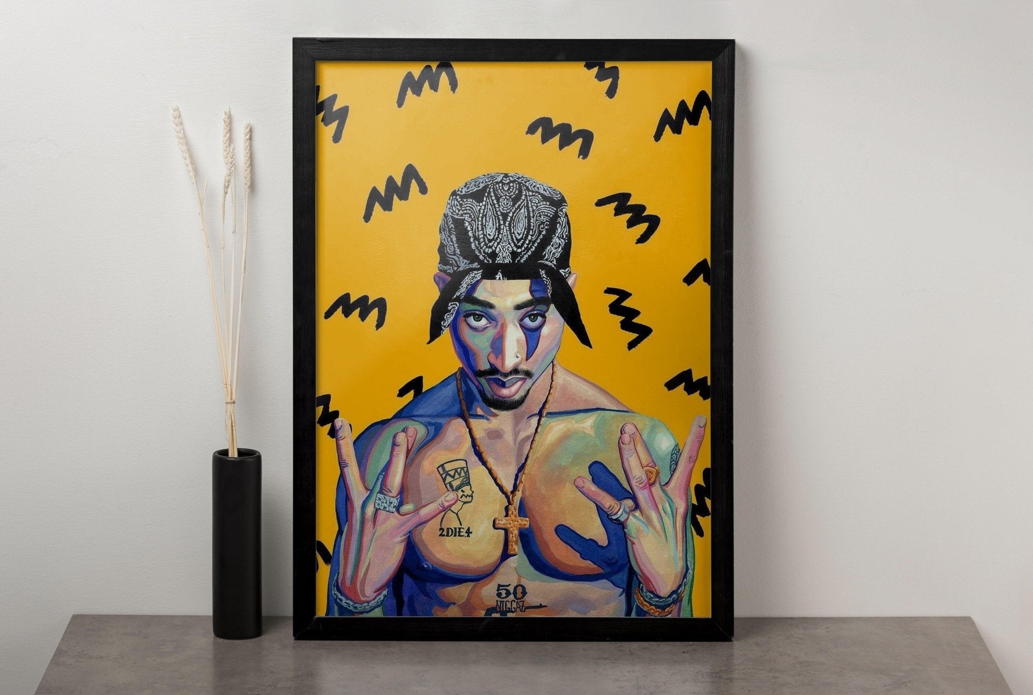 Tupac Canvas Wall Art - Canvasworkshop