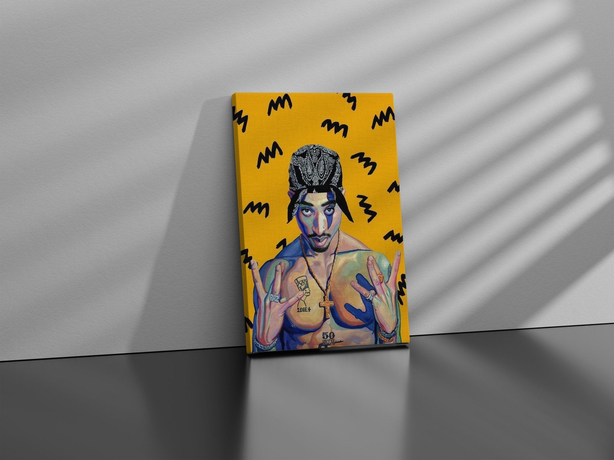 Tupac Canvas Wall Art - Canvasworkshop