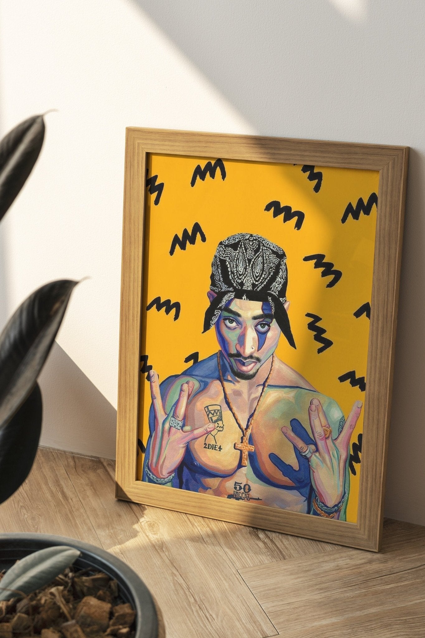 Tupac Canvas Wall Art - Canvasworkshop