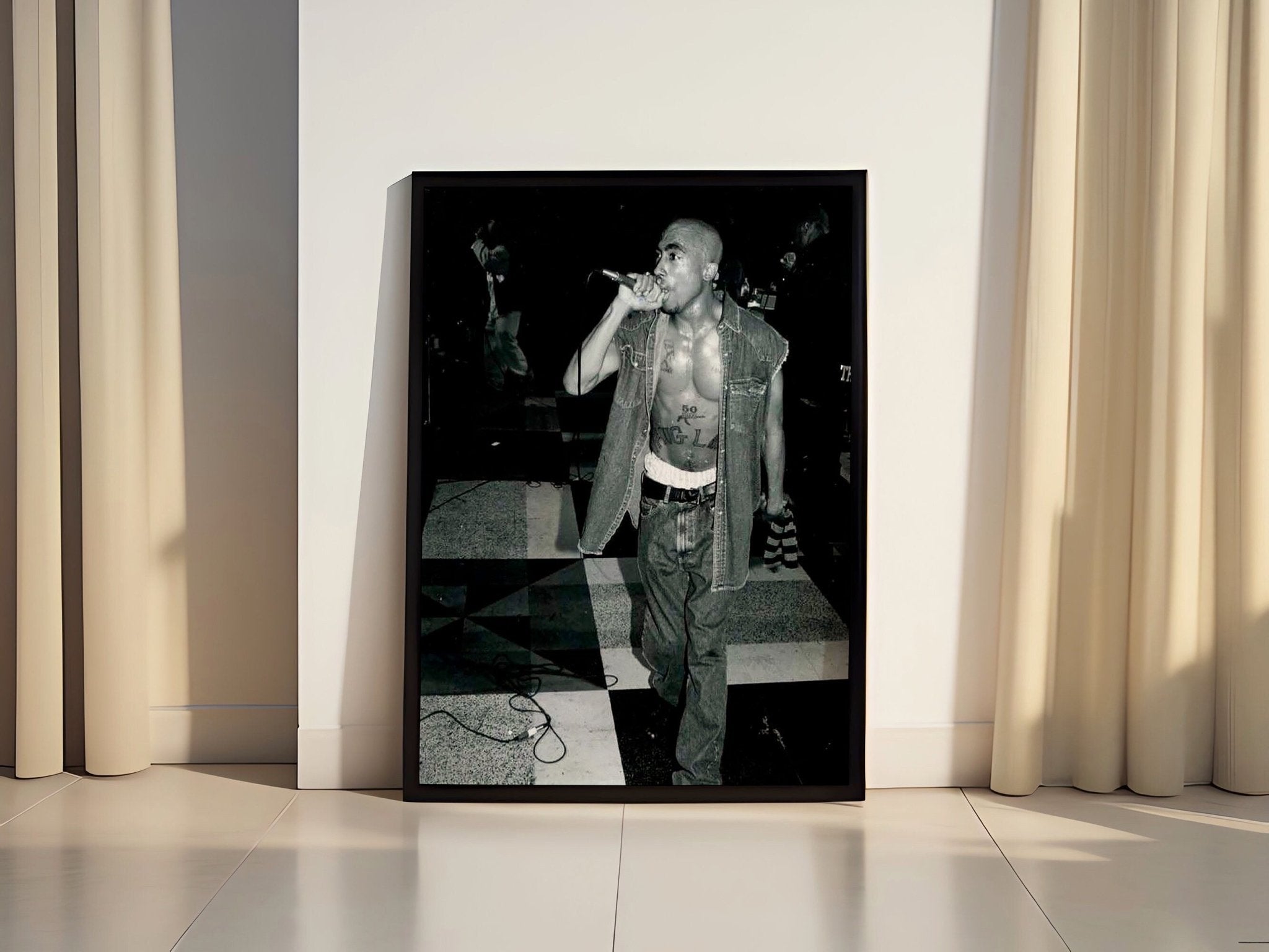 Tupac Canvas Wall Art - Canvasworkshop