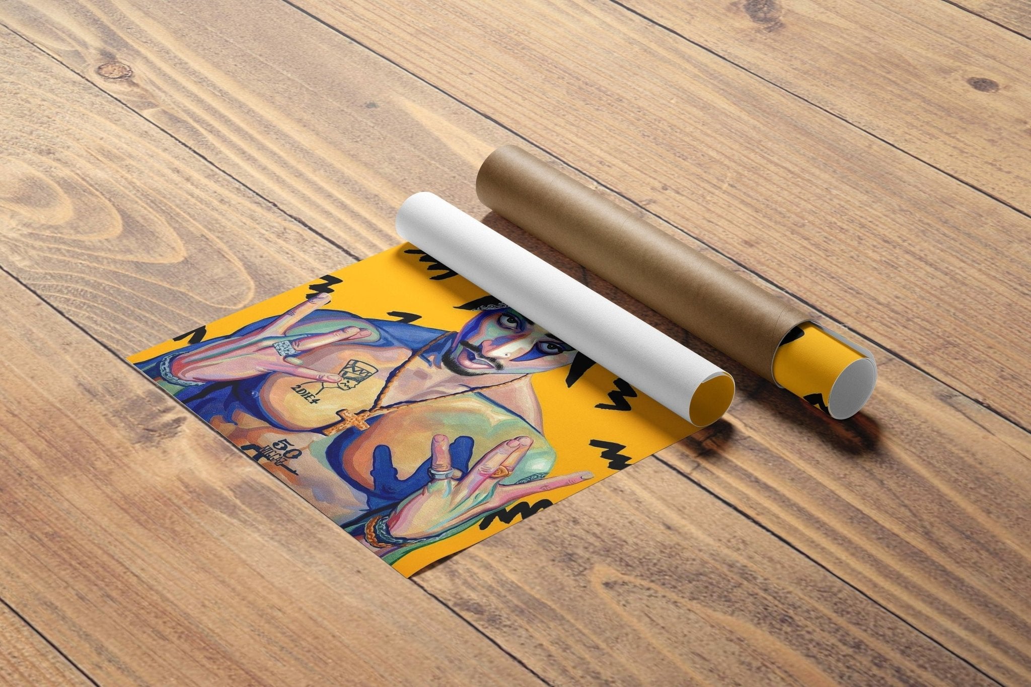 Tupac Shakur Canvas Wall Art - Canvasworkshop