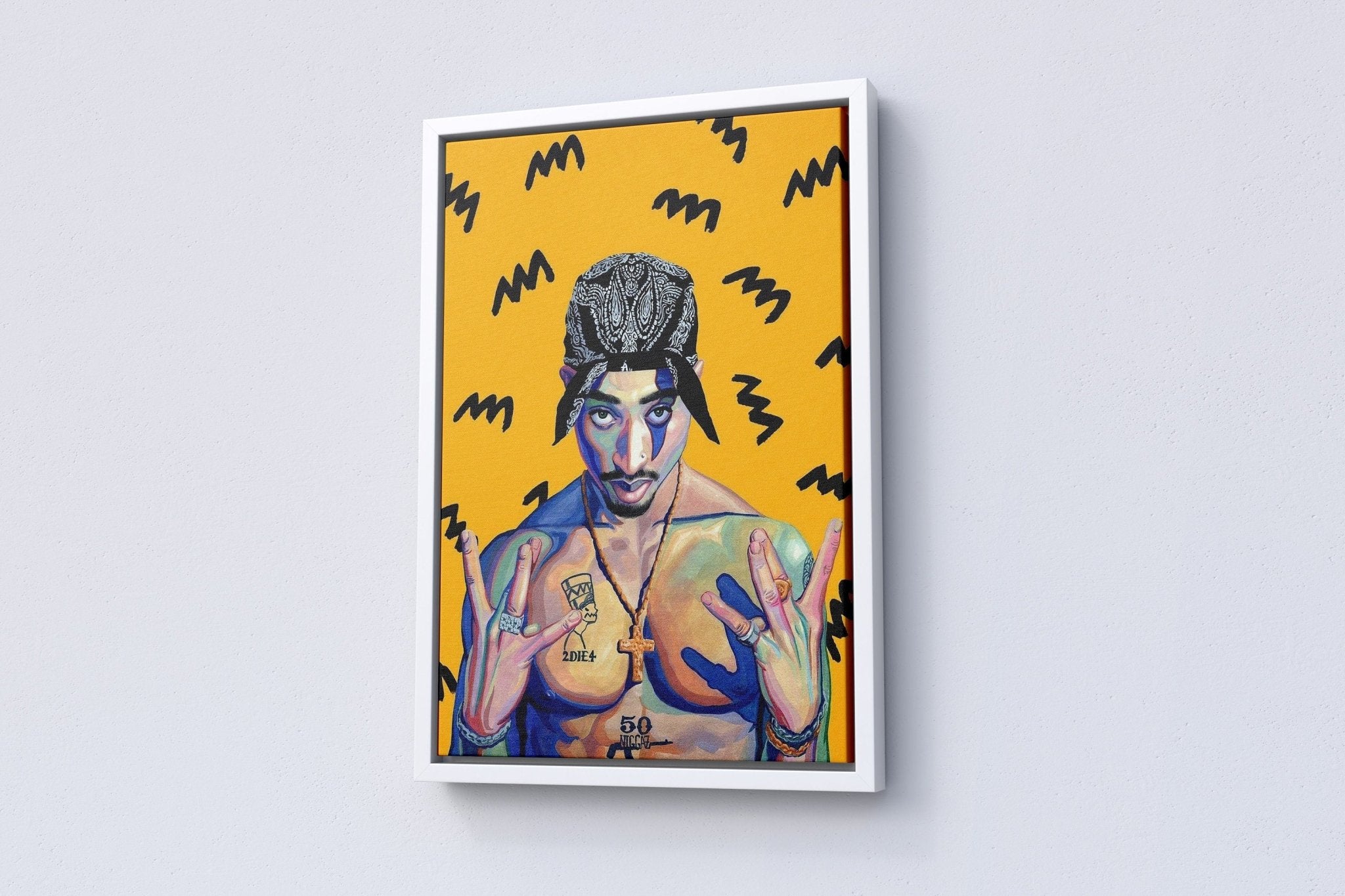 Tupac Shakur Canvas Wall Art - Canvasworkshop