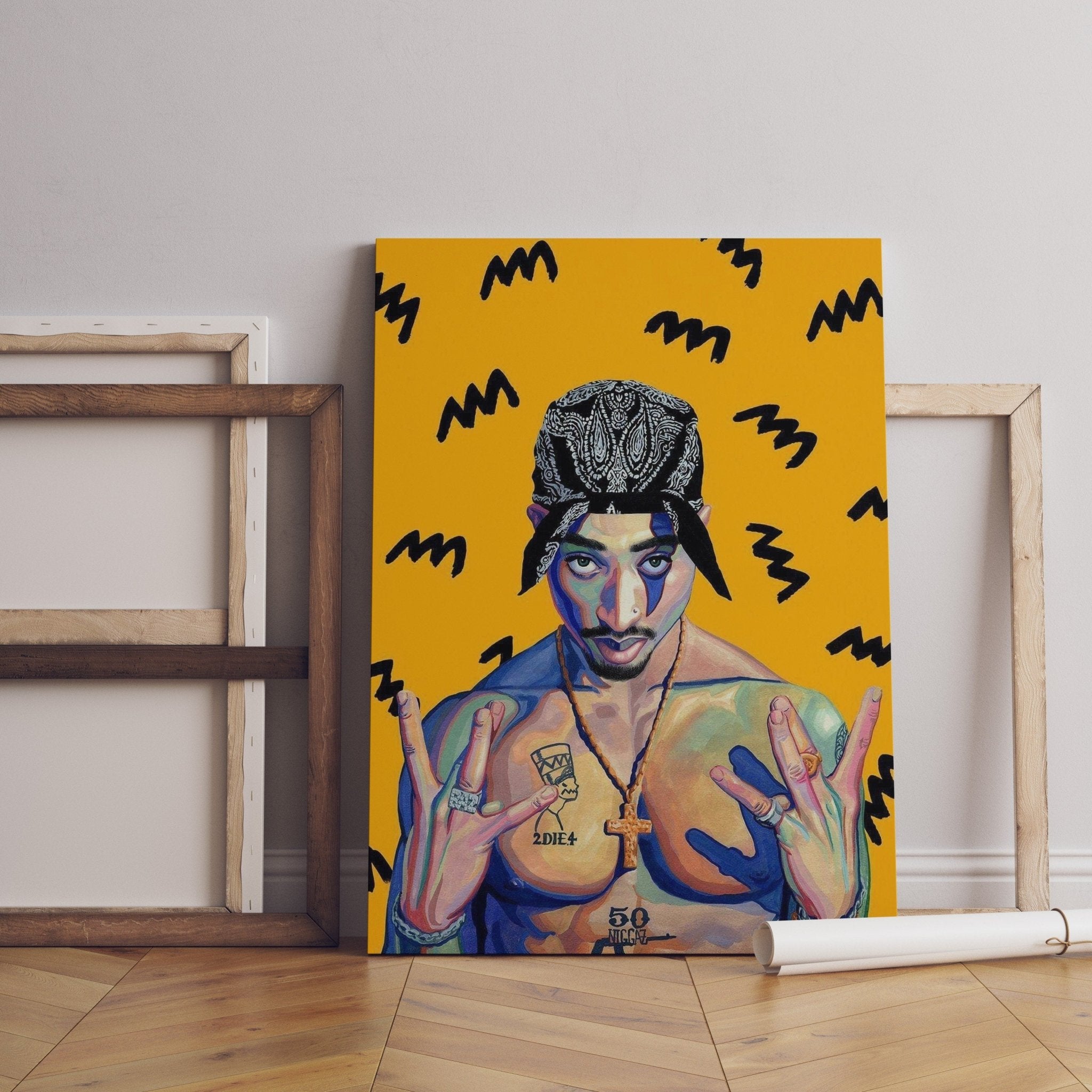 Tupac Shakur Canvas Wall Art - Canvasworkshop