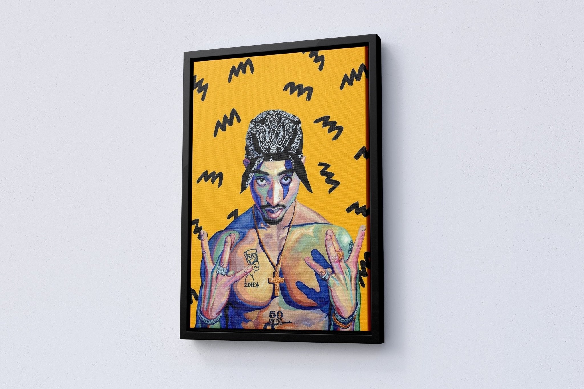 Tupac Shakur Canvas Wall Art - Canvasworkshop